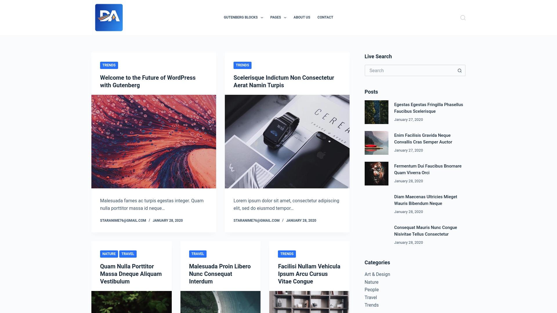 website screenshot of https://dailyauthority.in/