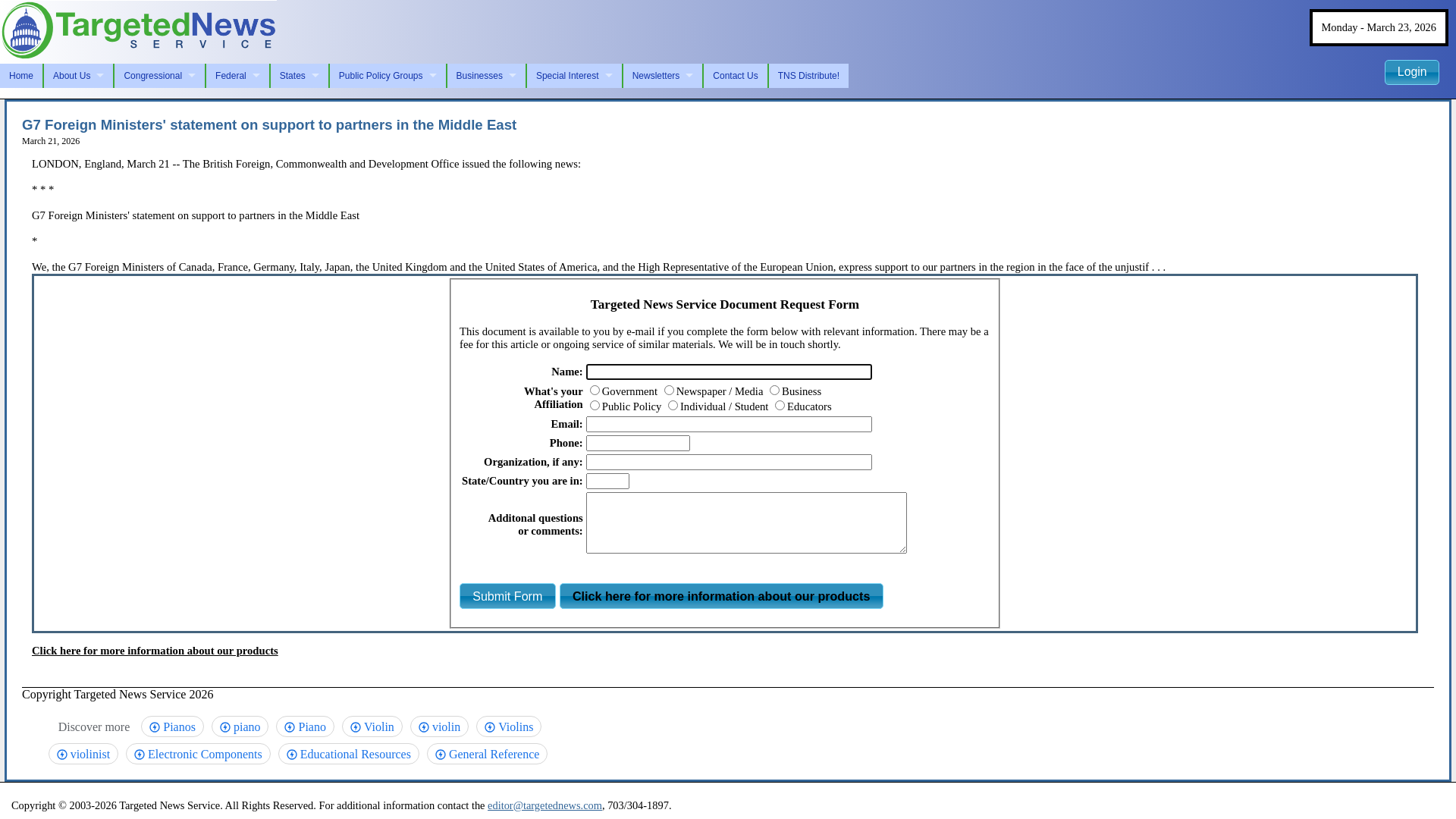 website screenshot of https://targetednews.com/pr_disp.php?pr_id=9553476