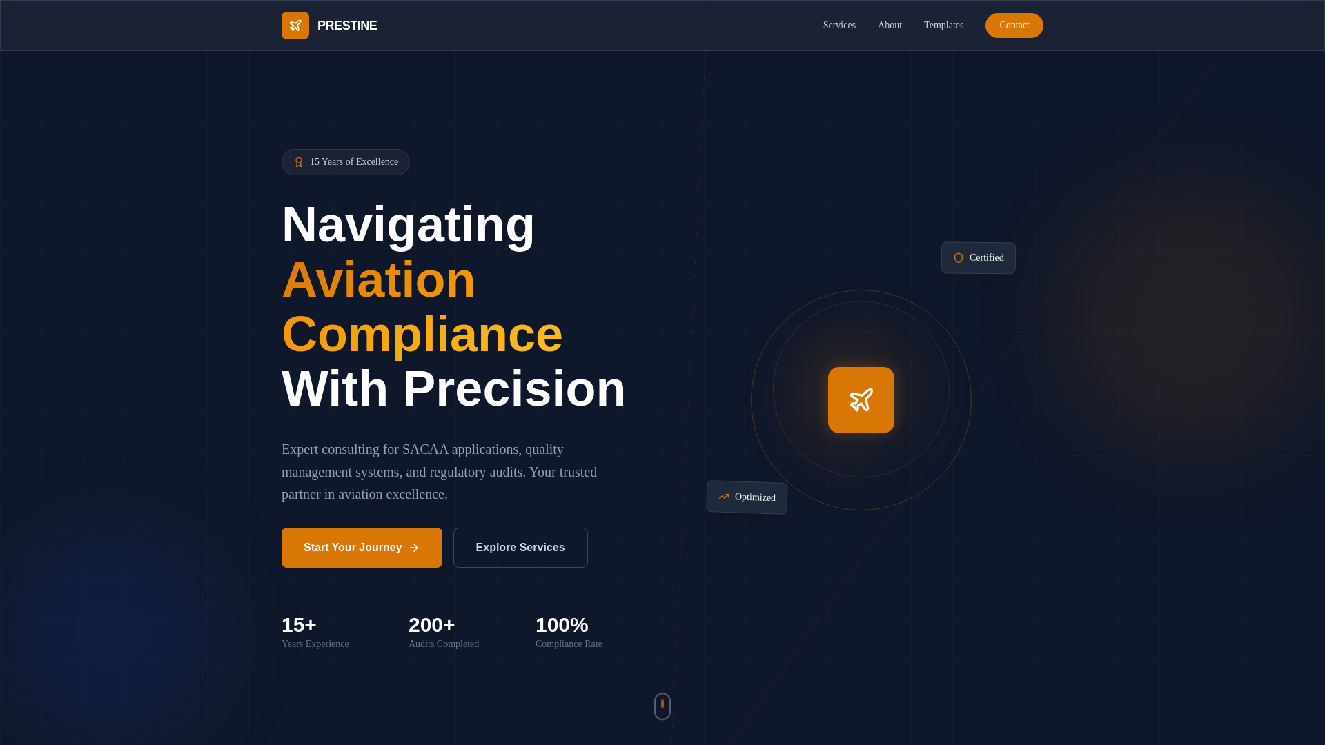 website screenshot of https://clawfront-858d-prestine-aviation.pages.dev/
