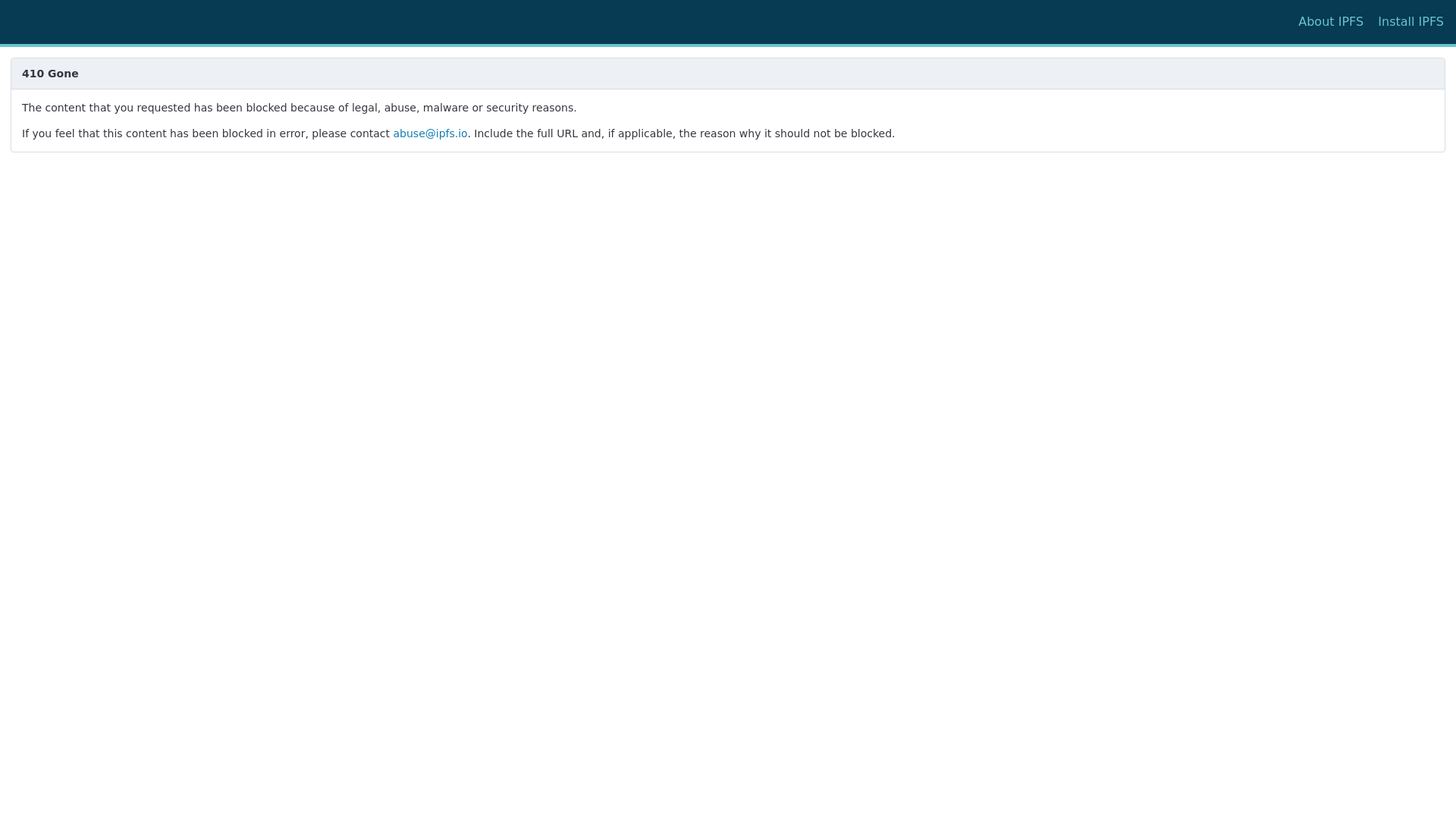 website screenshot of https://bafkreidpeb52ab4gunn622xlsq3capfk3zzrqzlpo2ijepijee3k3zivhm.ipfs.dweb.link