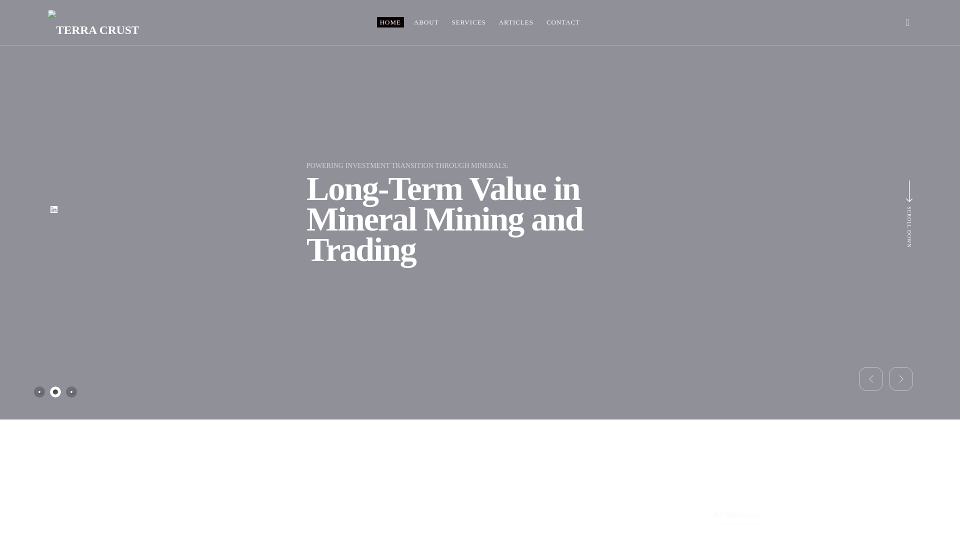 website screenshot of https://verticalminingltd.com/