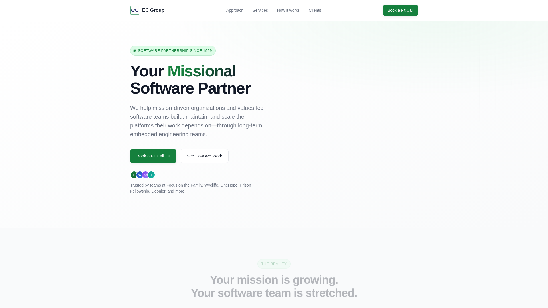 website screenshot of https://missionalsoftwarepage.pages.dev/
