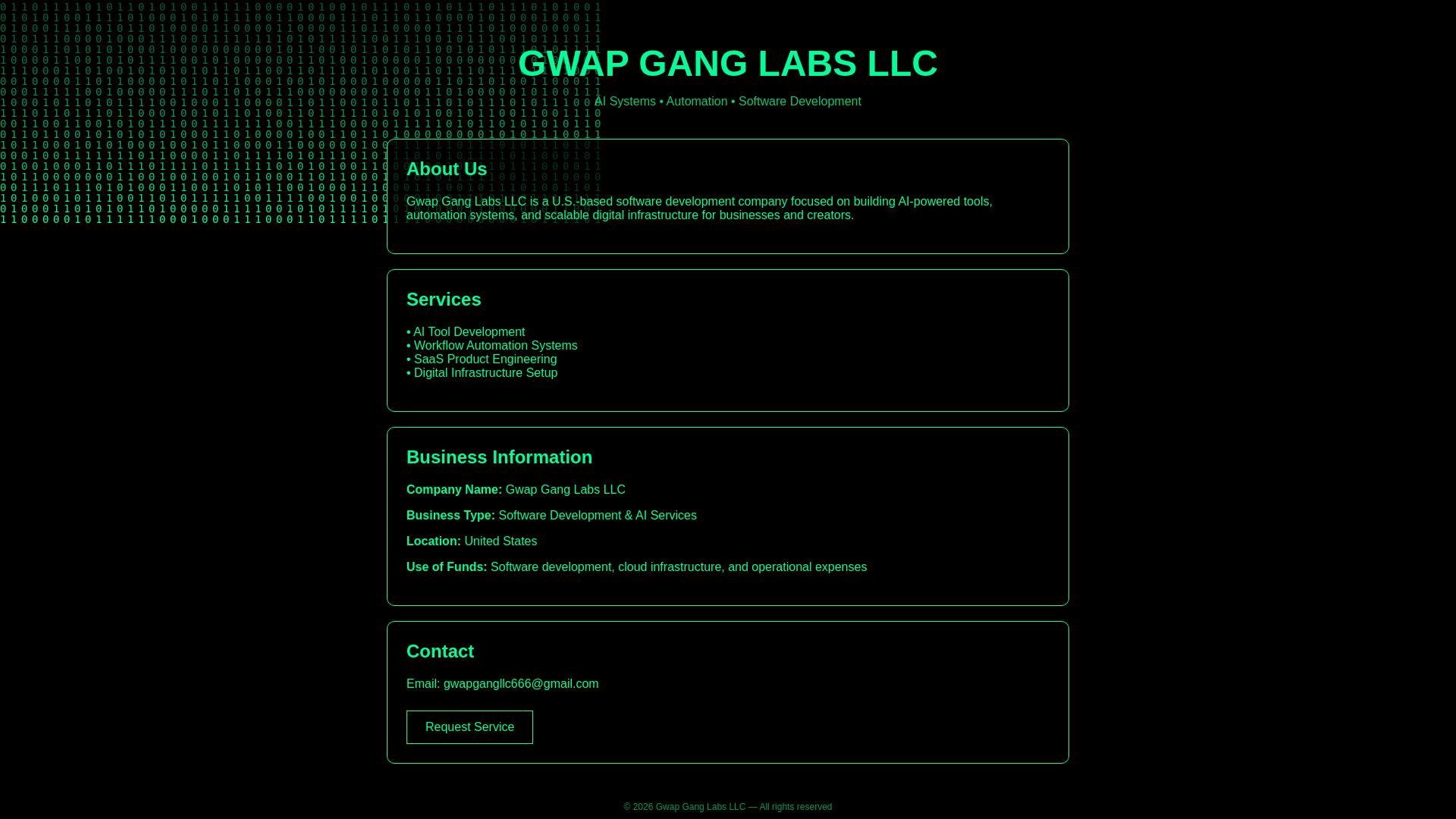 website screenshot of https://gwapgang-site.pages.dev/
