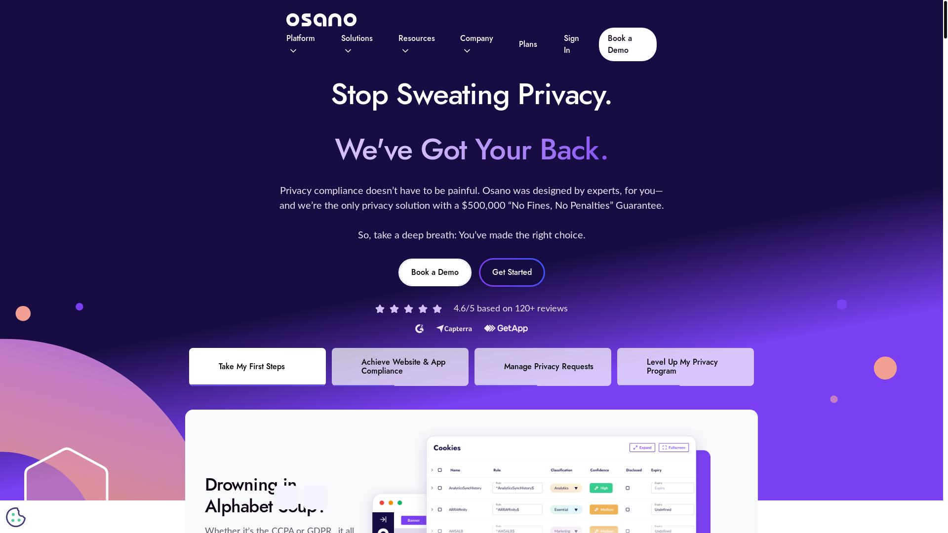 website screenshot of https://osano.com/