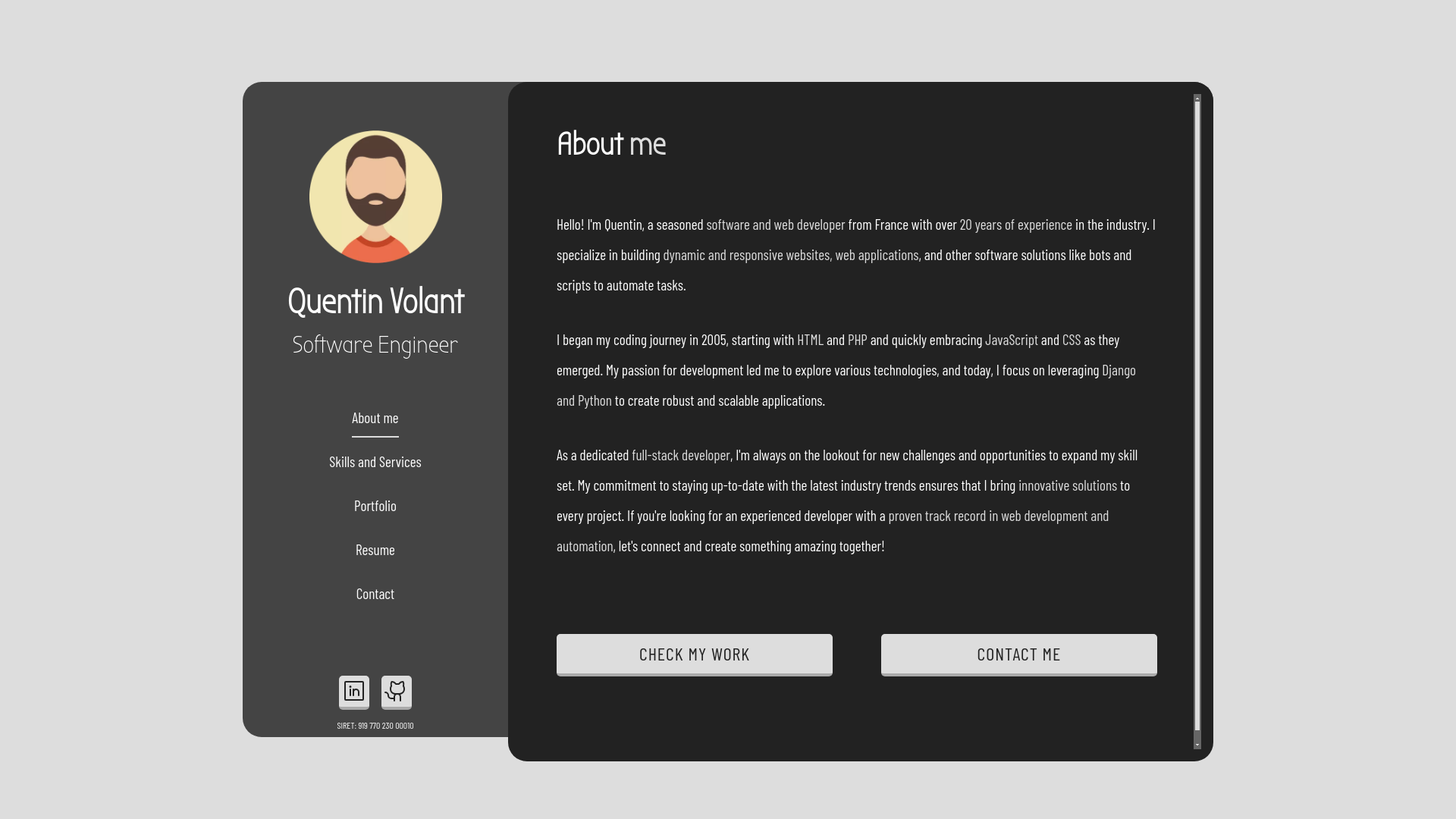 website screenshot of https://volant-dev.pages.dev/