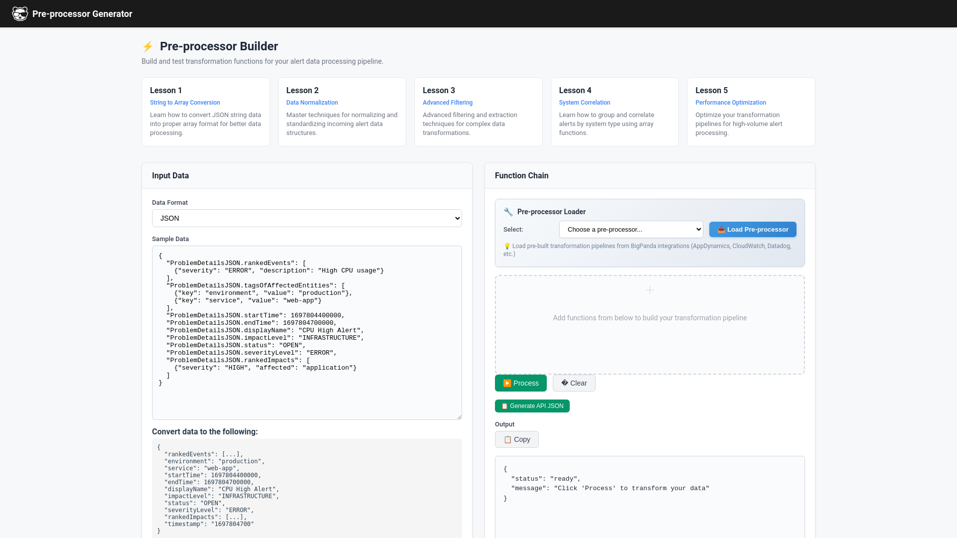 website screenshot of https://bp-preprocessor.pages.dev/