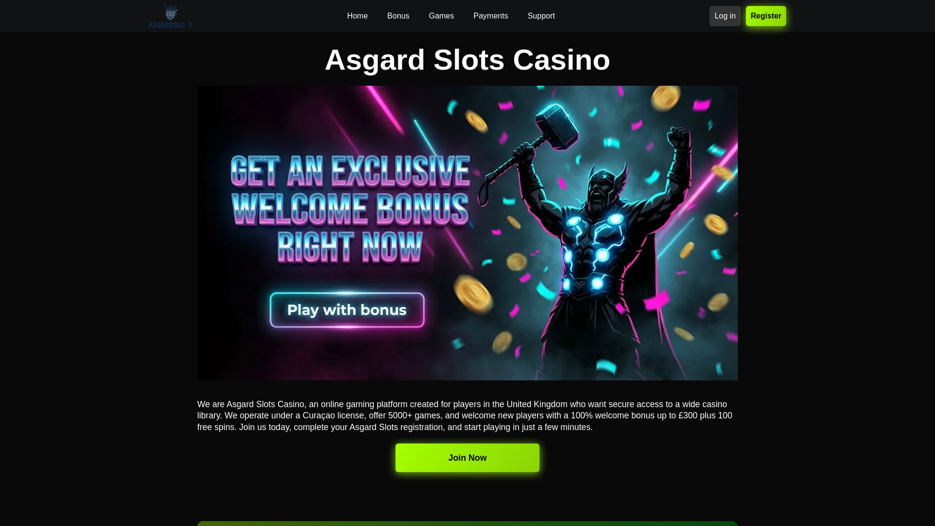 website screenshot of https://asgardslots-uk-56272.pages.dev/