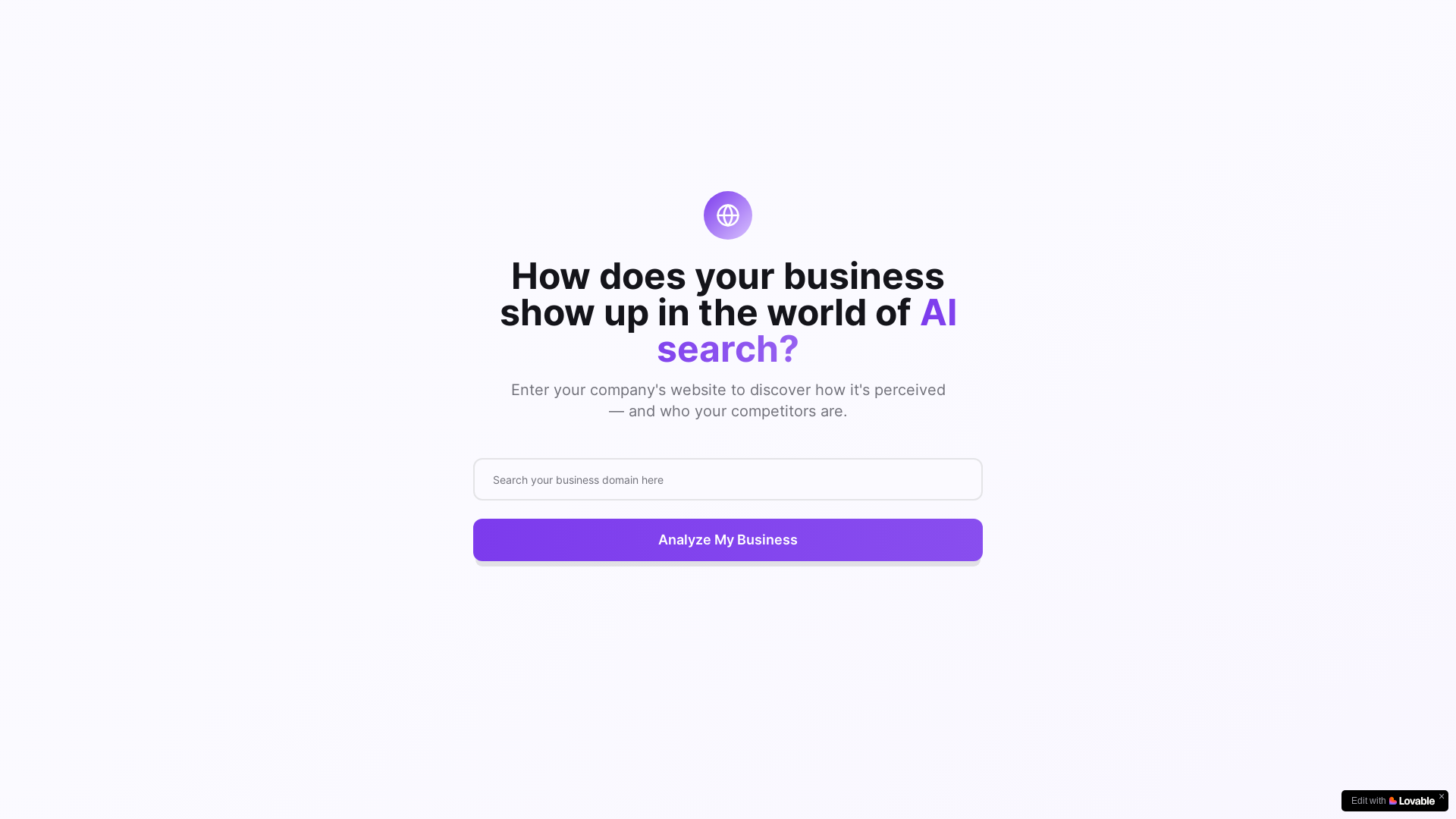 website screenshot of https://searchmydomain.io/