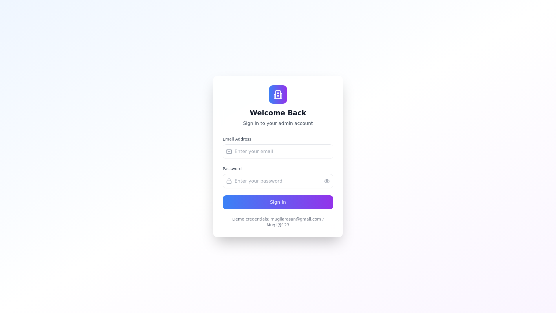 website screenshot of https://gameignis-admin-panel.pages.dev/