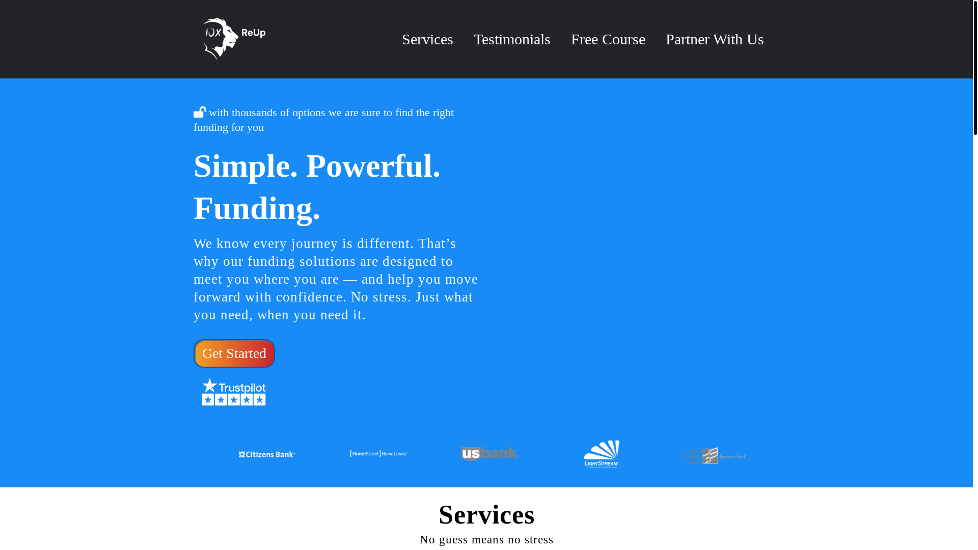 website screenshot of https://thrive10xreup.com/
