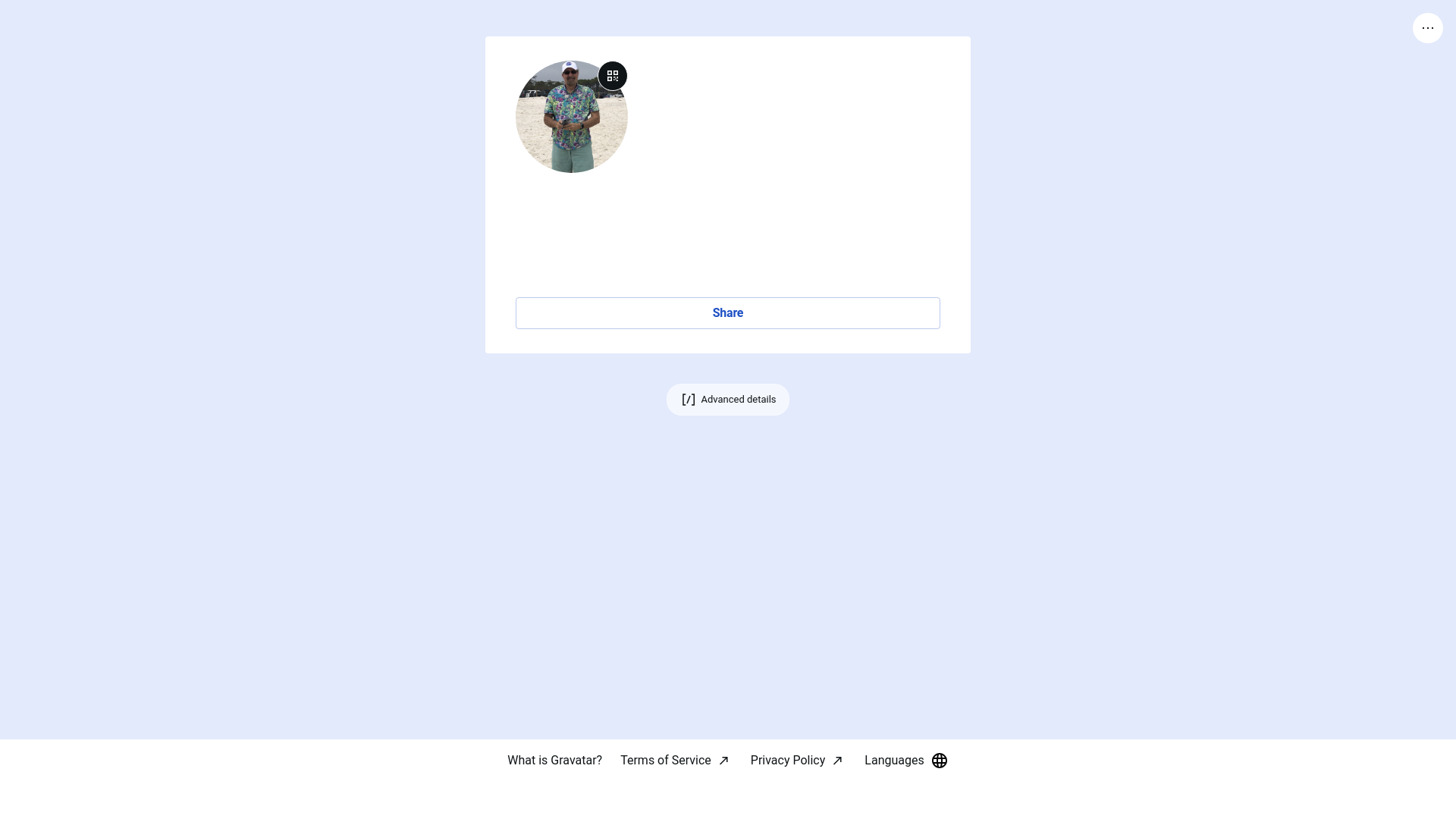 website screenshot of https://johnfranklin.link/