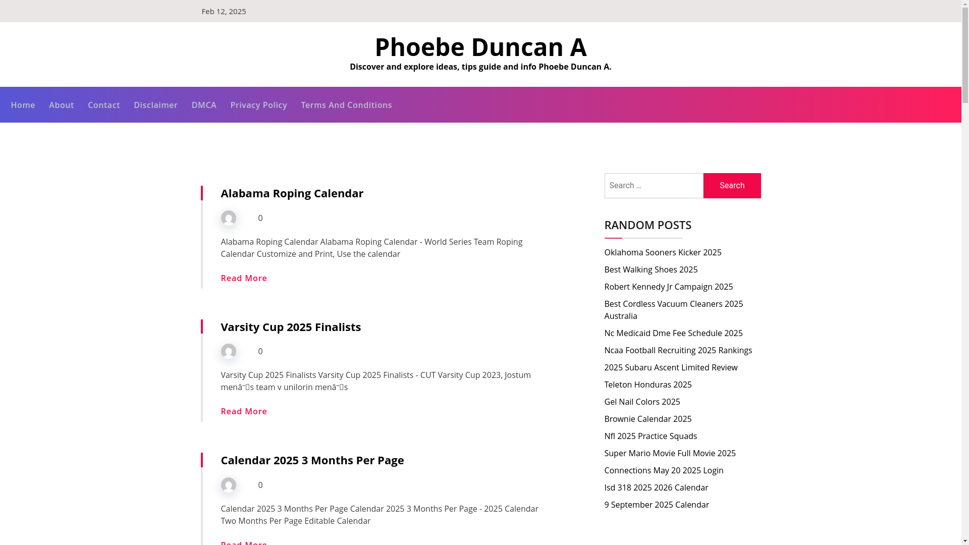 website screenshot of https://phoebeduncana.pages.dev/