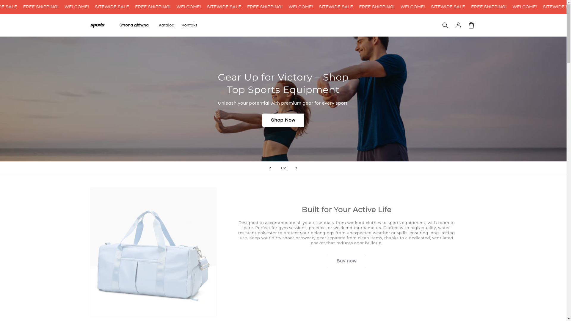 website screenshot of https://rowerypoland.store/