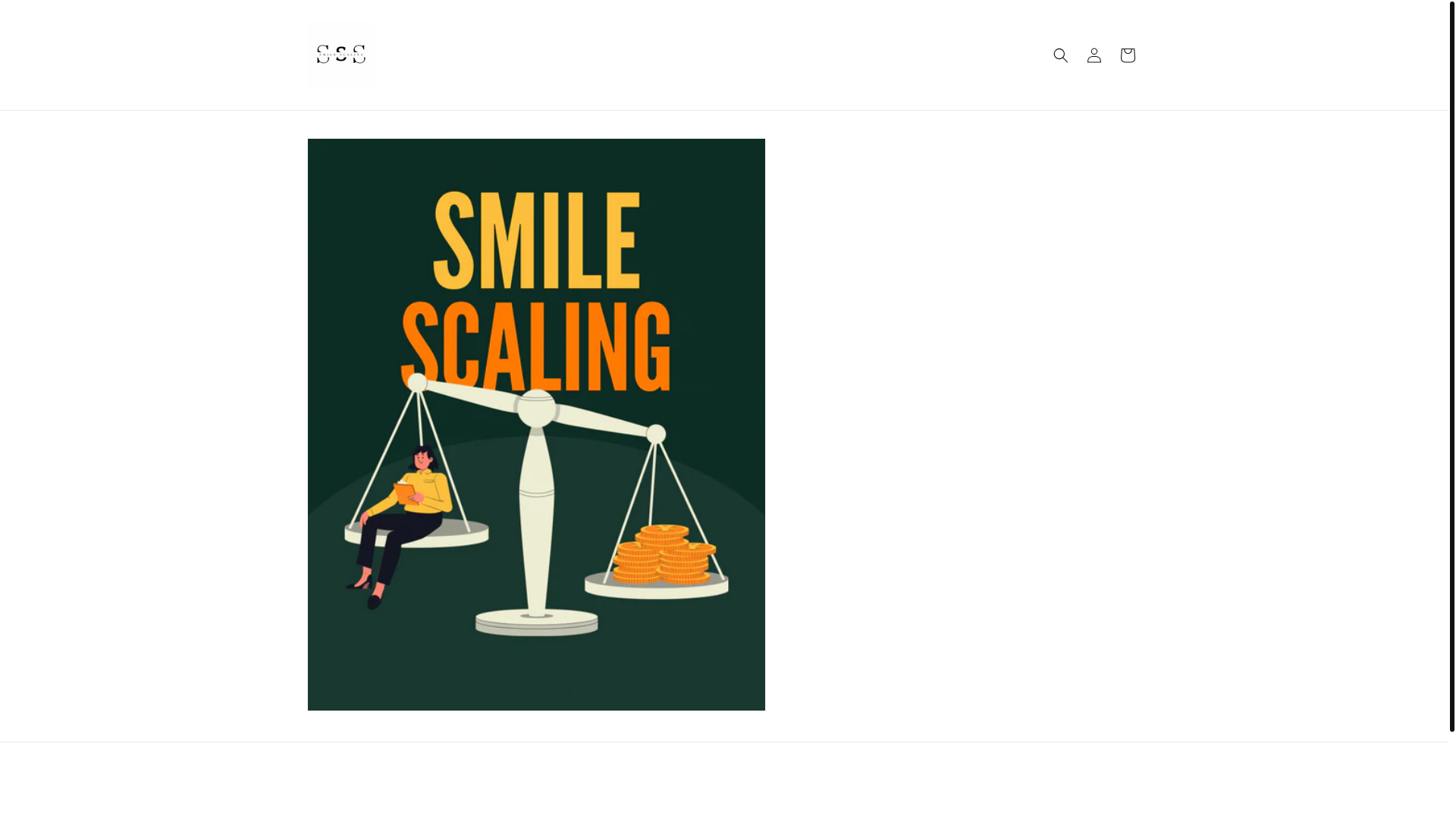 website screenshot of https://smilescalingsystems.store/