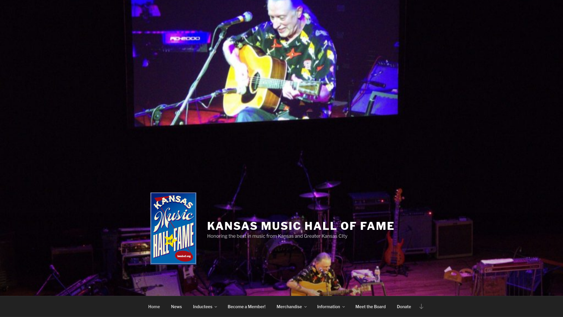 website screenshot of https://www.ksmhof.org/