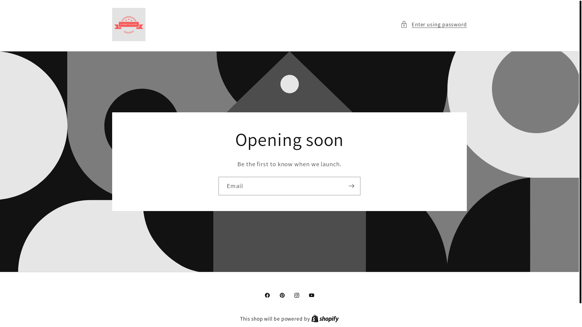website screenshot of https://aktrendycollection.com/