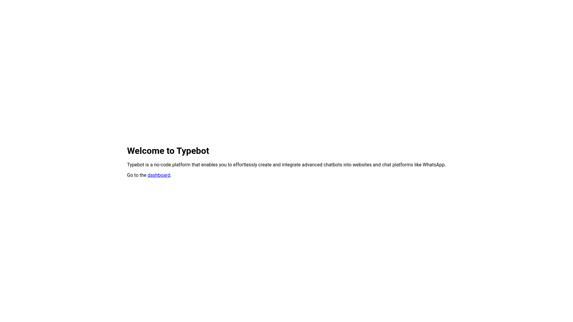 website screenshot of https://typebot.co