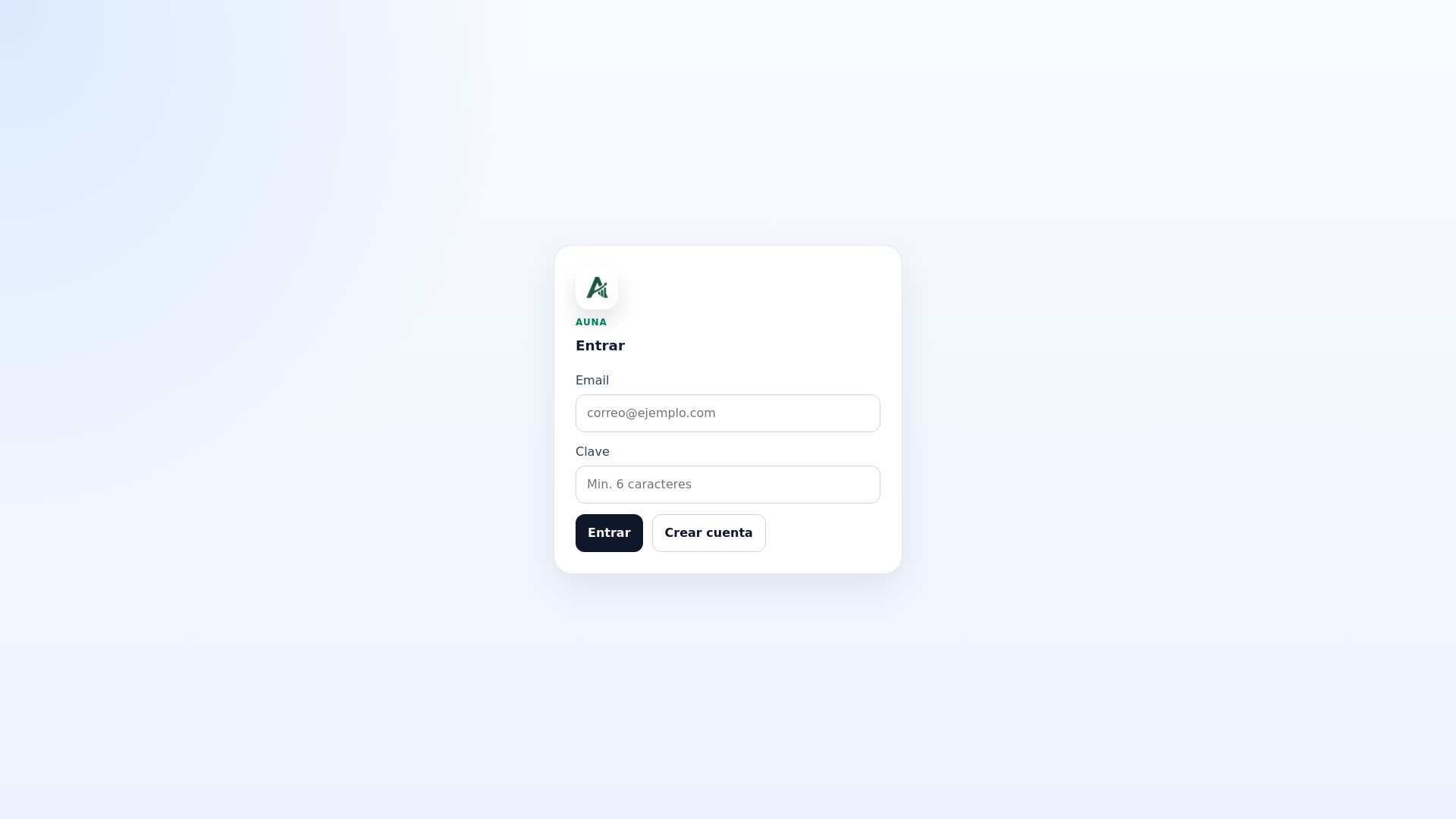 website screenshot of https://auna.pages.dev/