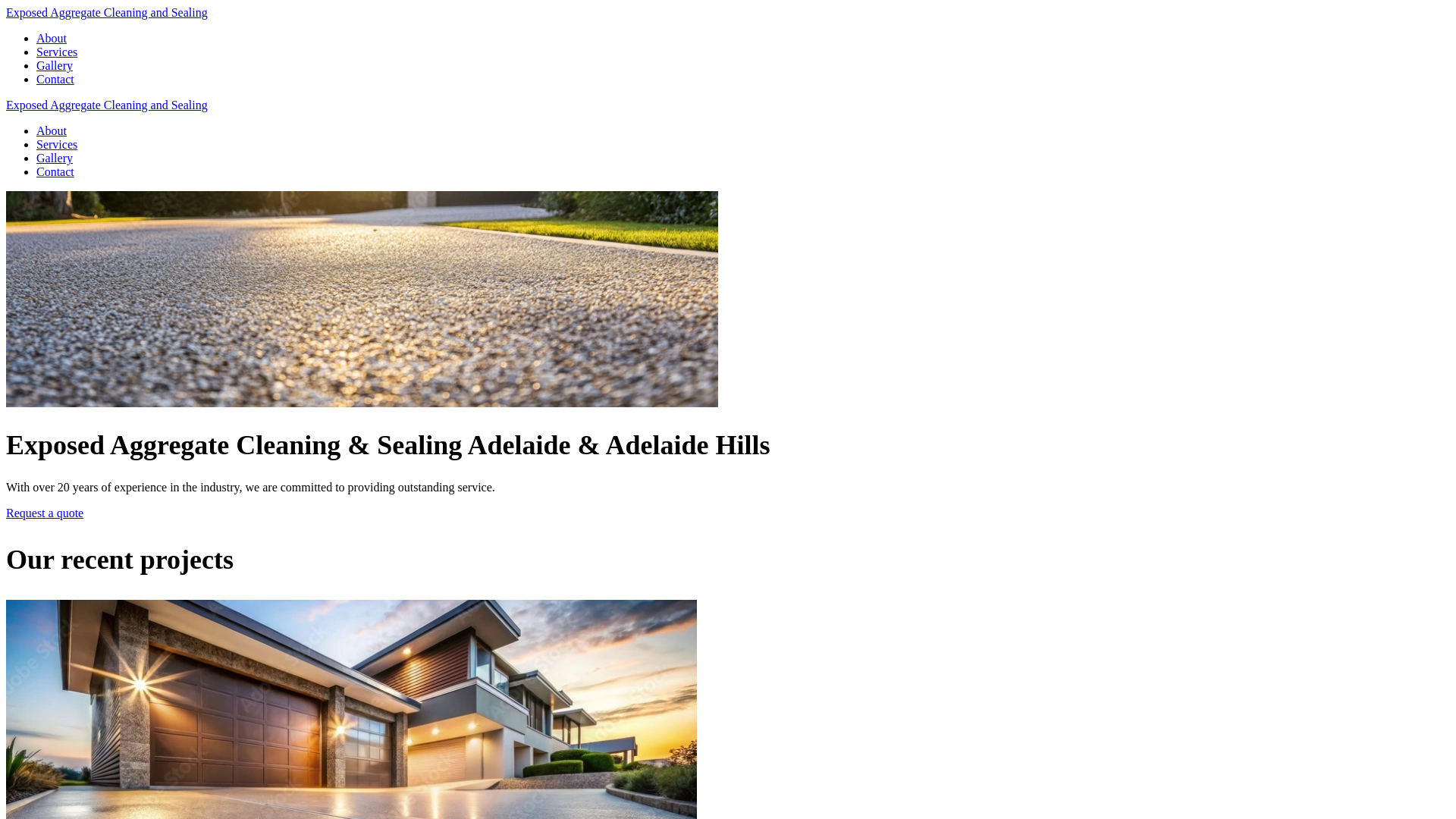 website screenshot of https://exposedaggregatecleaningandsealing.com.au