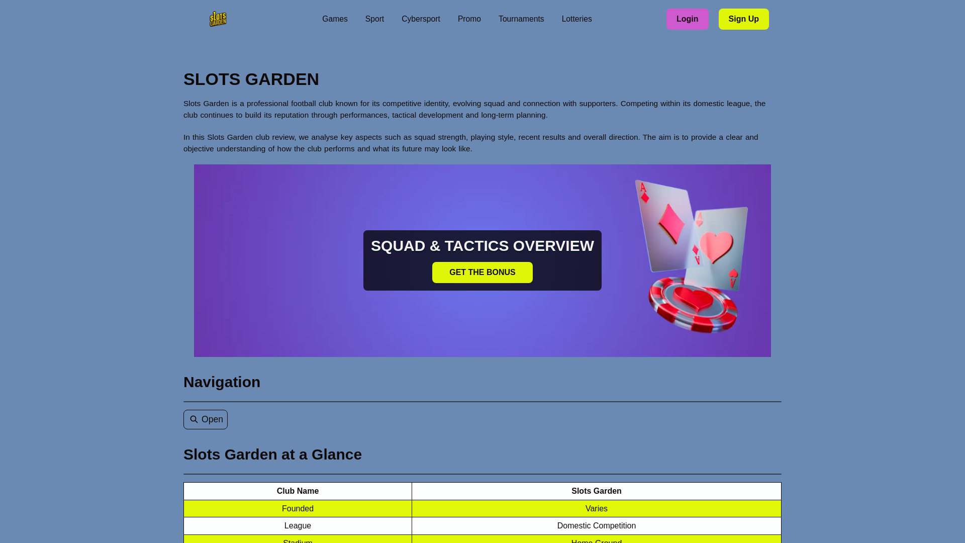 website screenshot of https://slotsgarden-casino-vip.pages.dev/