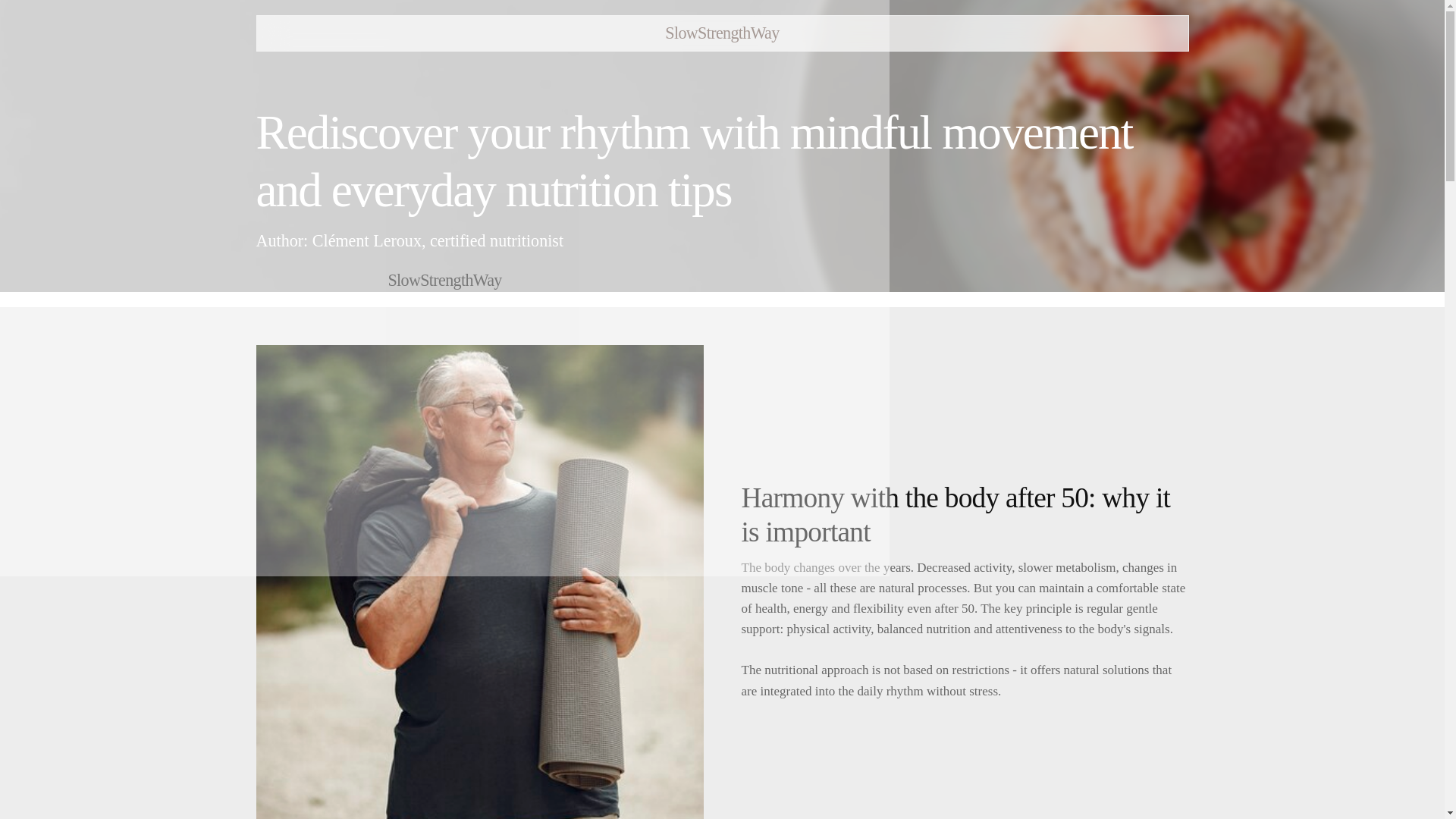 website screenshot of https://slowstrengthwayc.info/