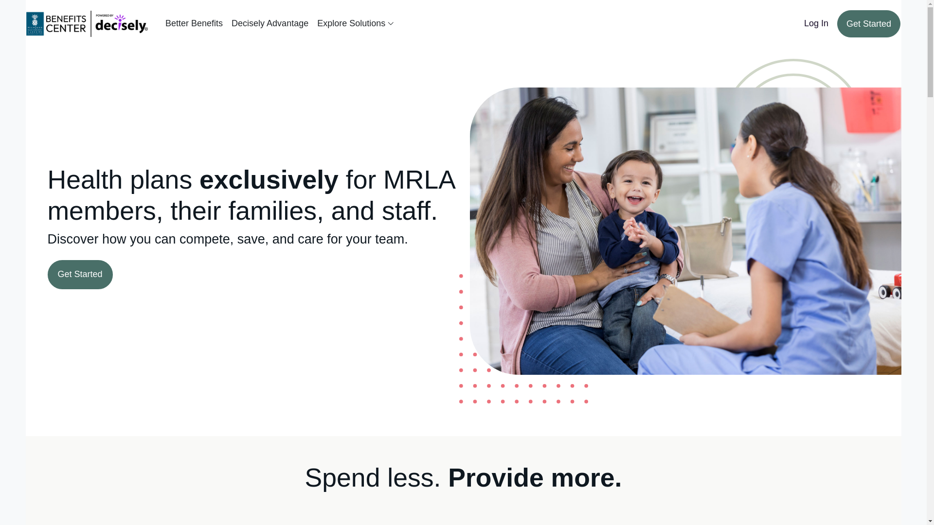 website screenshot of https://mrlabenefits.com/