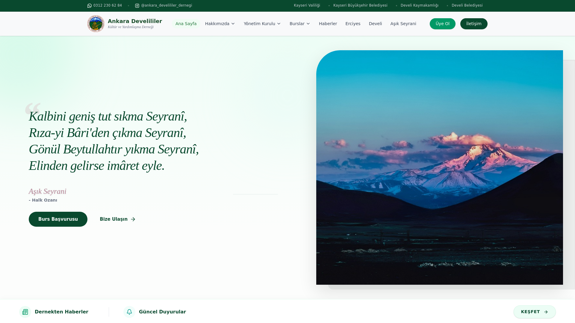 website screenshot of https://ankaradeveli-frontend.pages.dev/