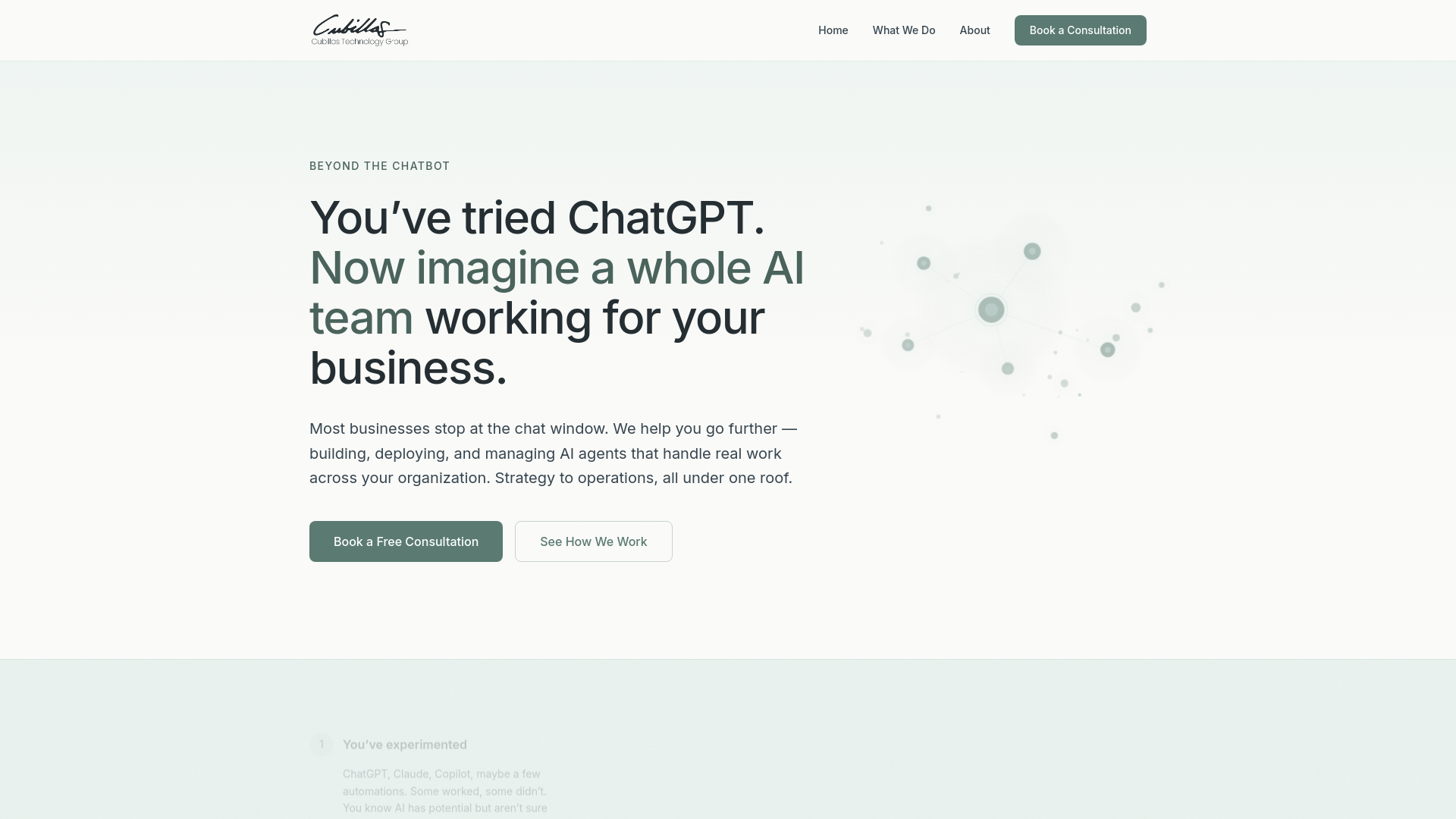 website screenshot of https://ctg-website.pages.dev/