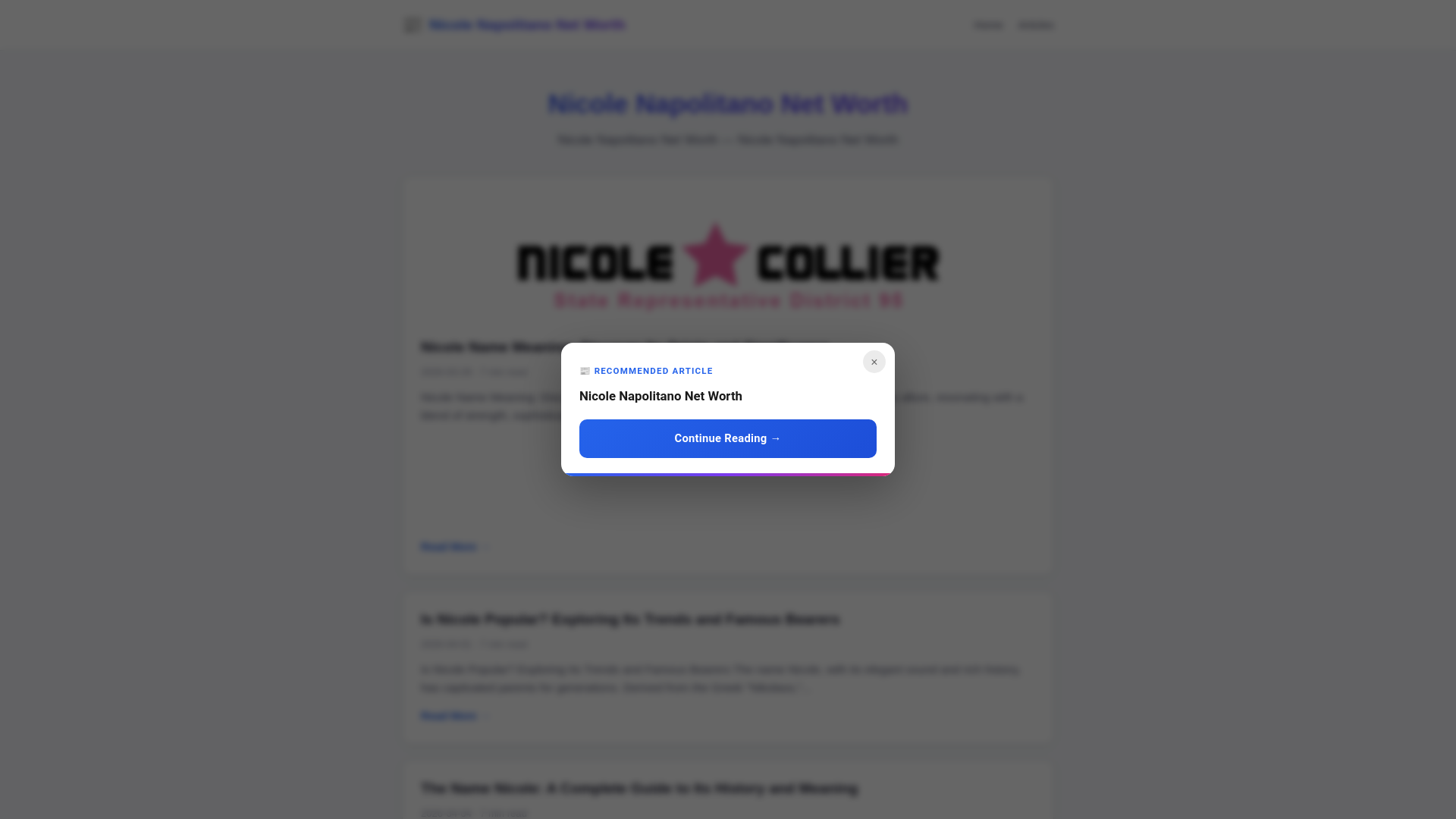website screenshot of https://nicole-napolitano-net-worth.pages.dev/
