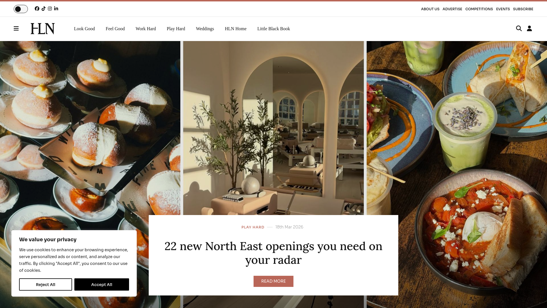 website screenshot of https://highlifenorth.com/