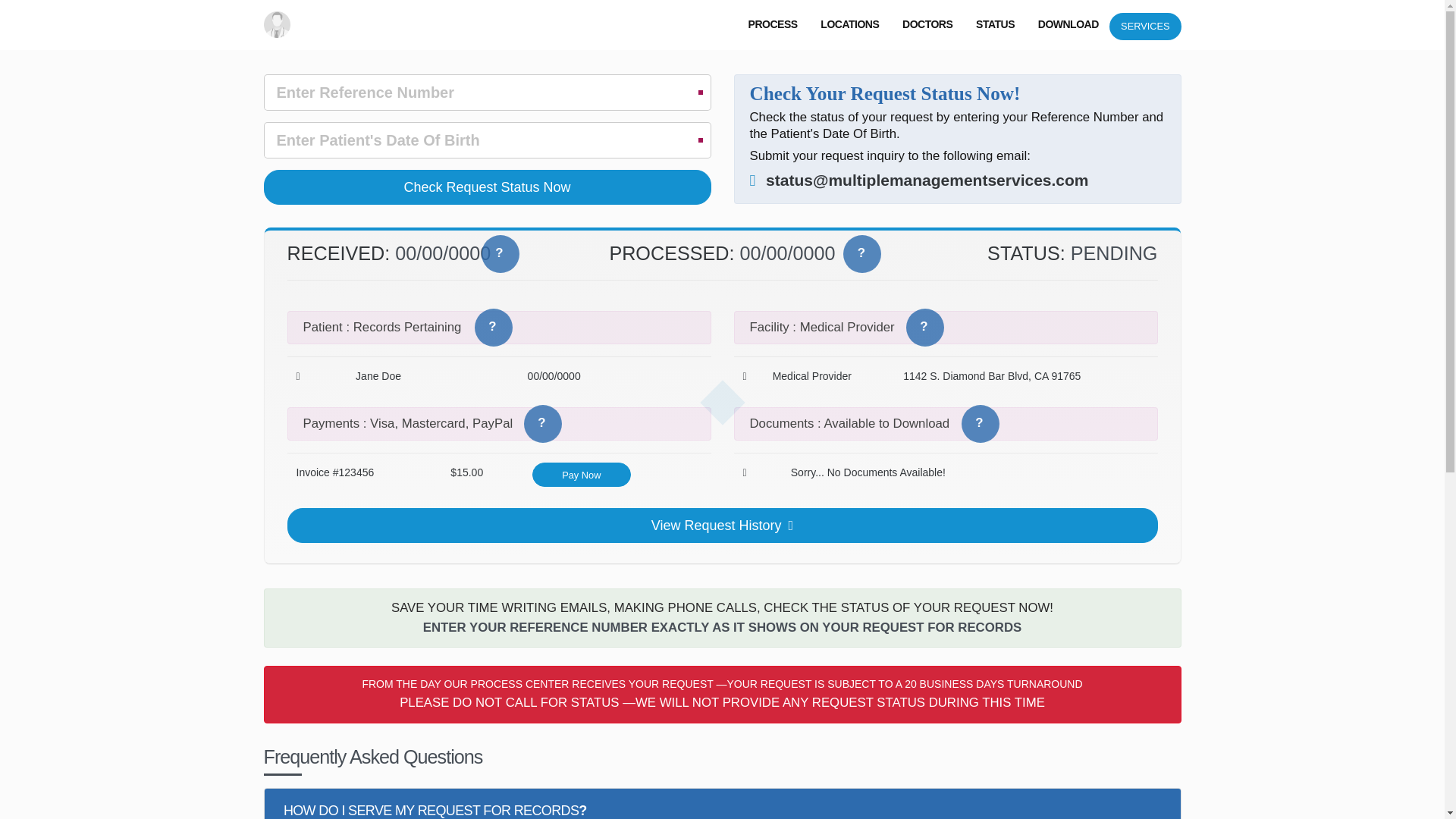 website screenshot of https://multiplemanagementservices.com/