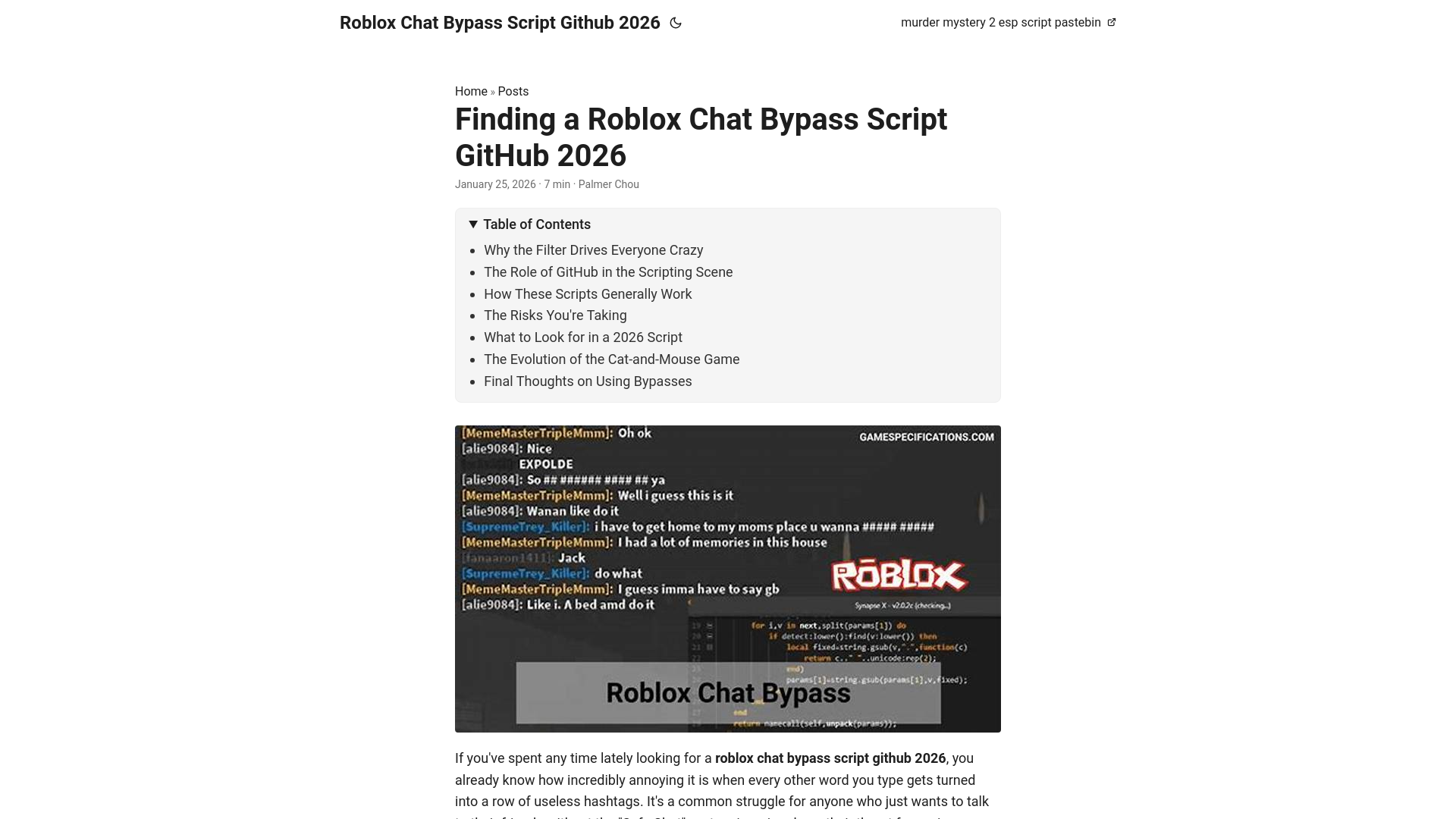 website screenshot of https://roblox-chat-bypass-script-github-2026.pages.dev/