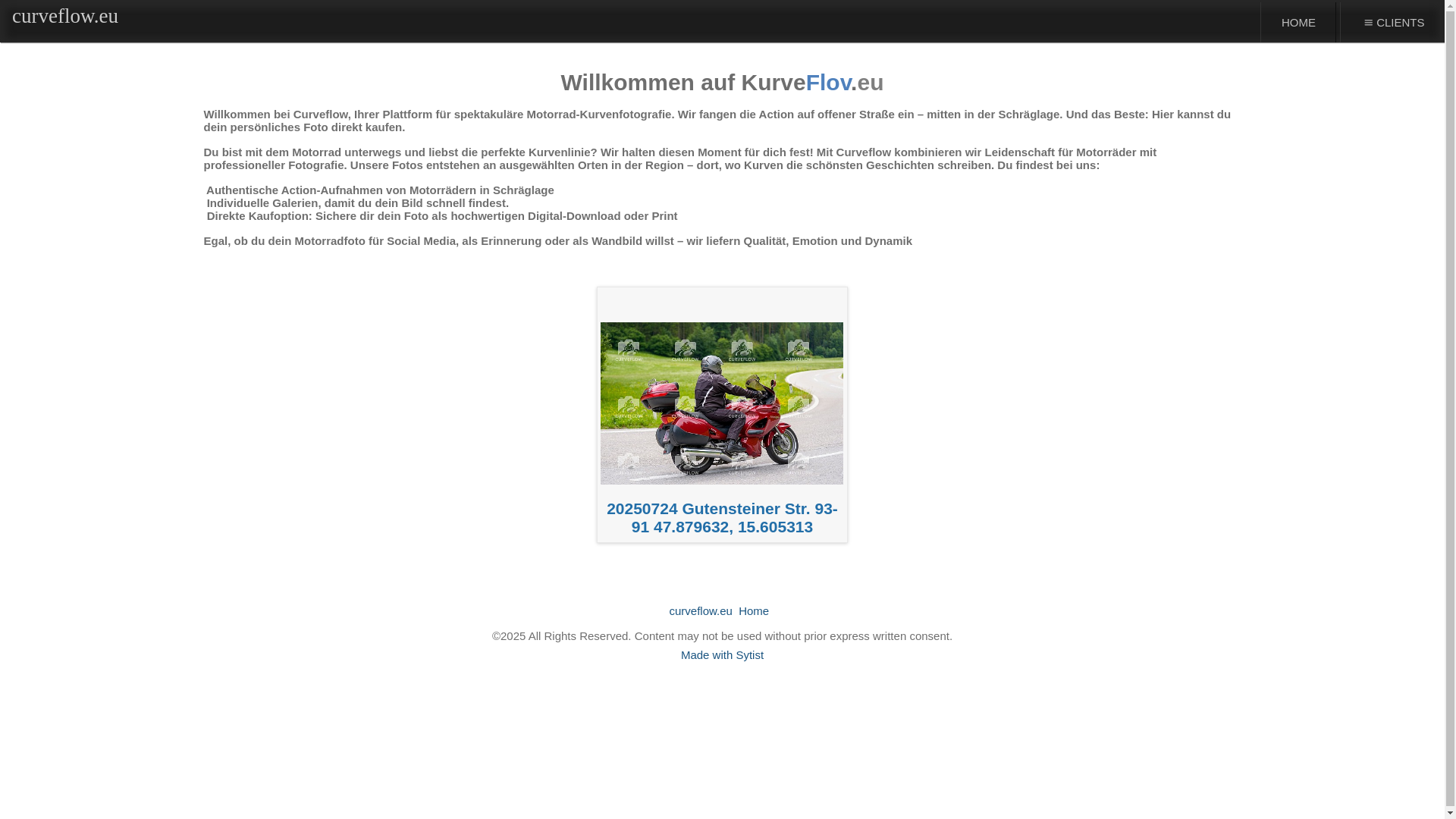 website screenshot of https://curveflow.net/
