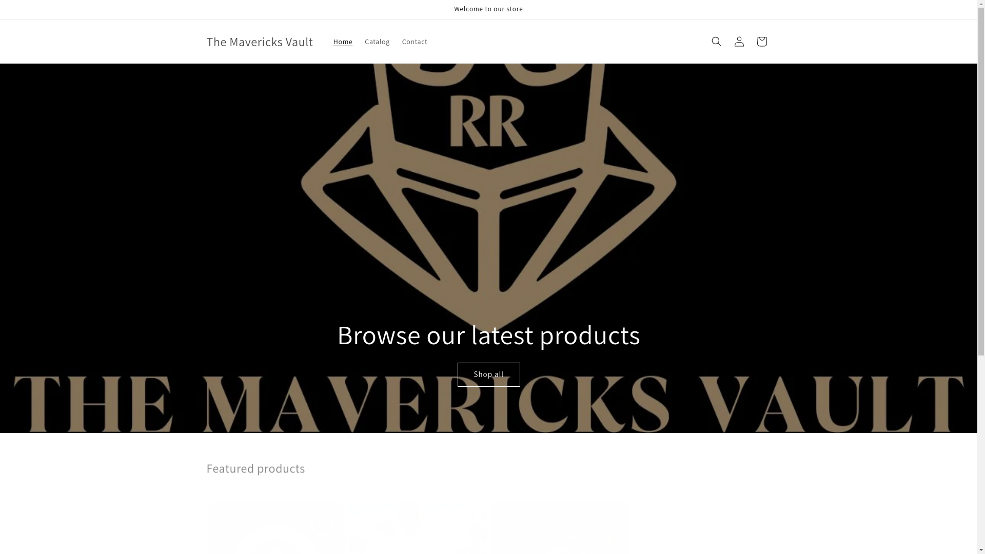 website screenshot of https://themavericksvault.com/