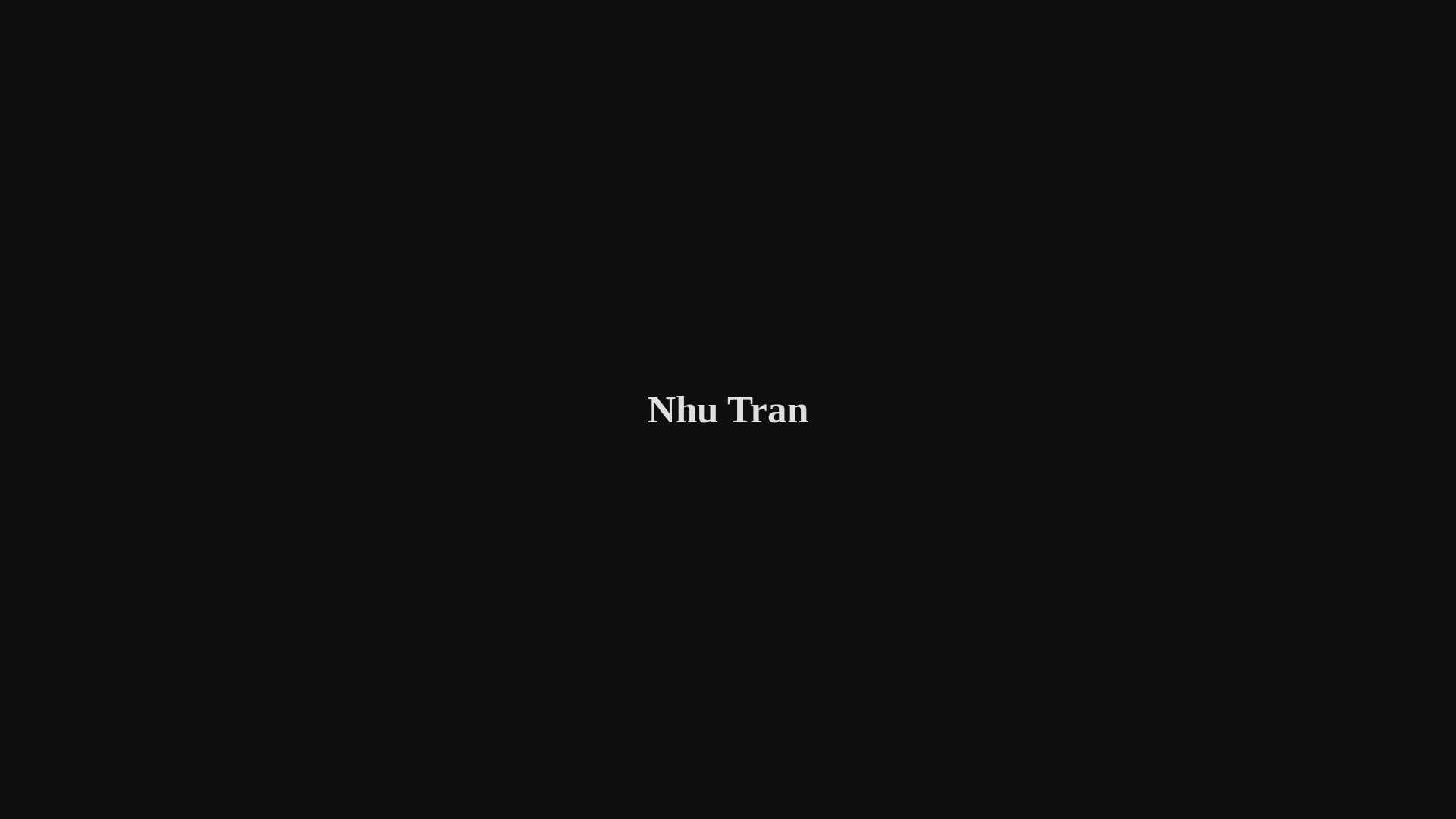 website screenshot of https://nhutran.pages.dev/