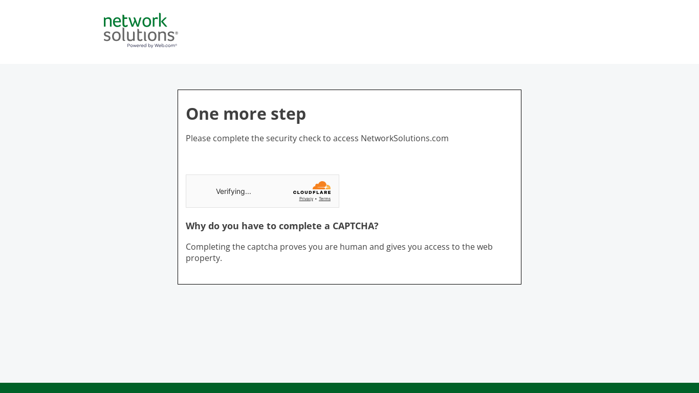 website screenshot of https://networksolutions.com/
