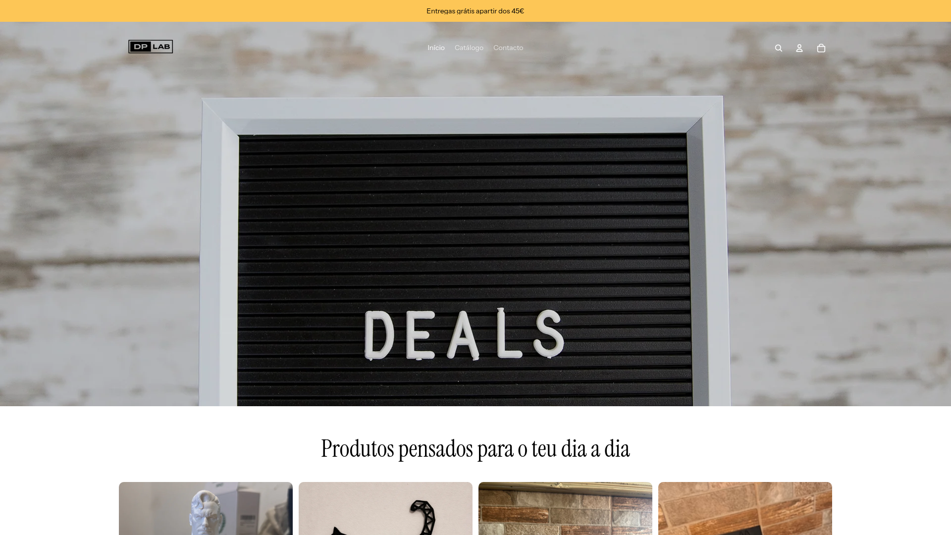 website screenshot of https://dplab.pt/