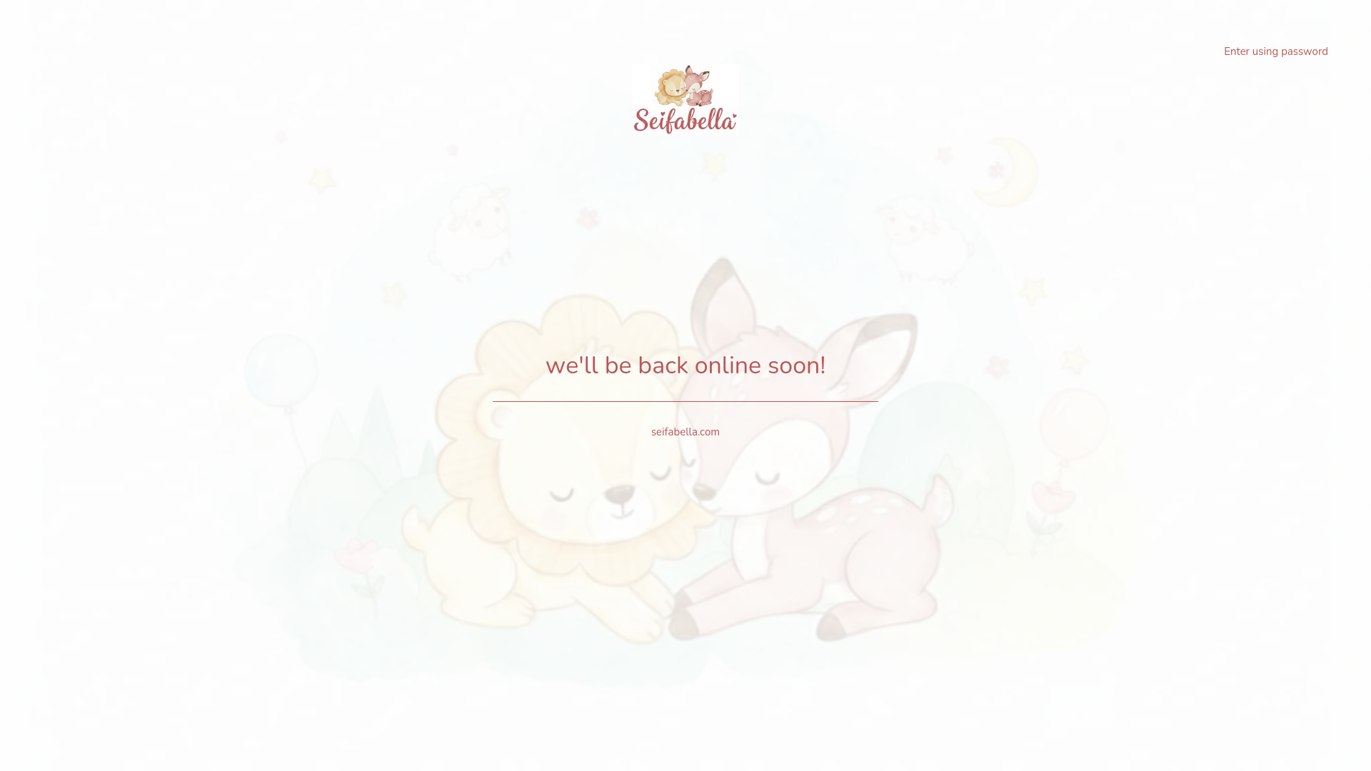 website screenshot of https://seifabella.com.au/