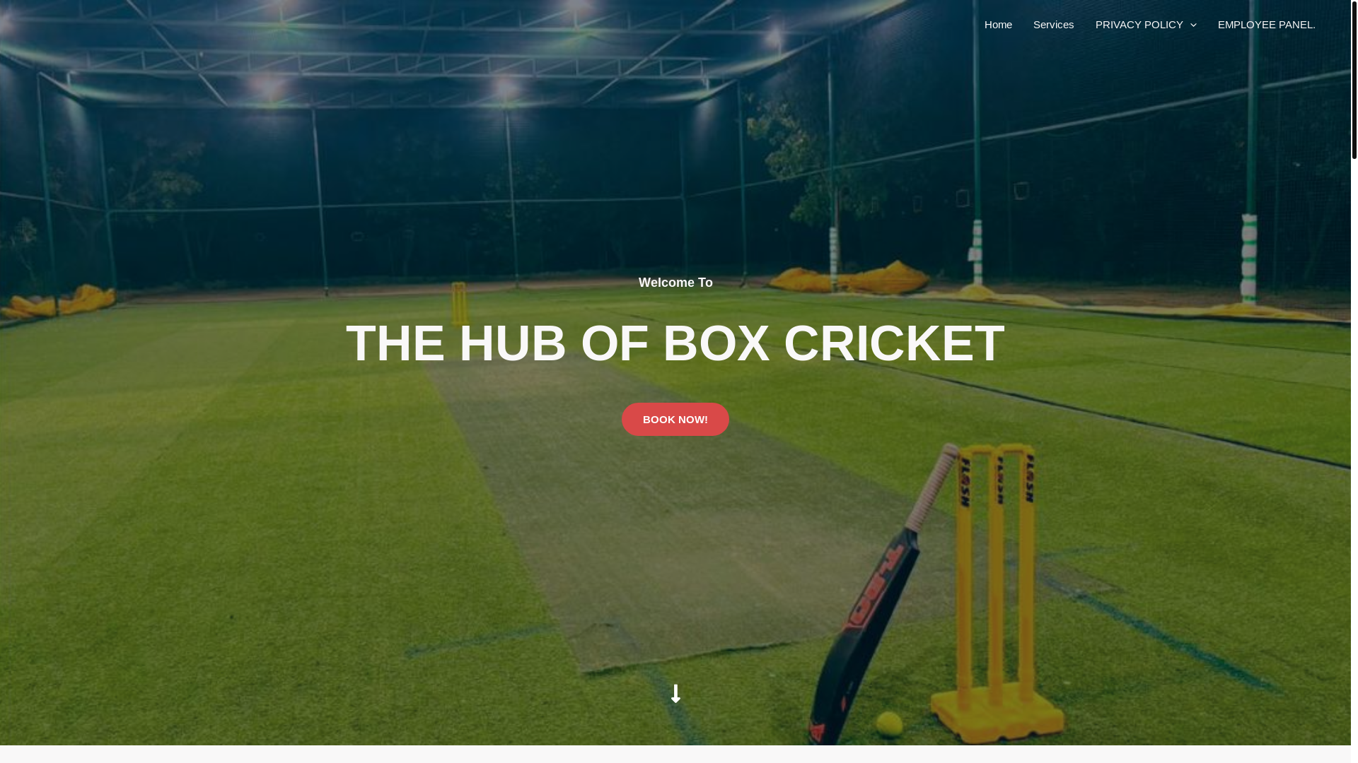 website screenshot of https://boxcrick.in/