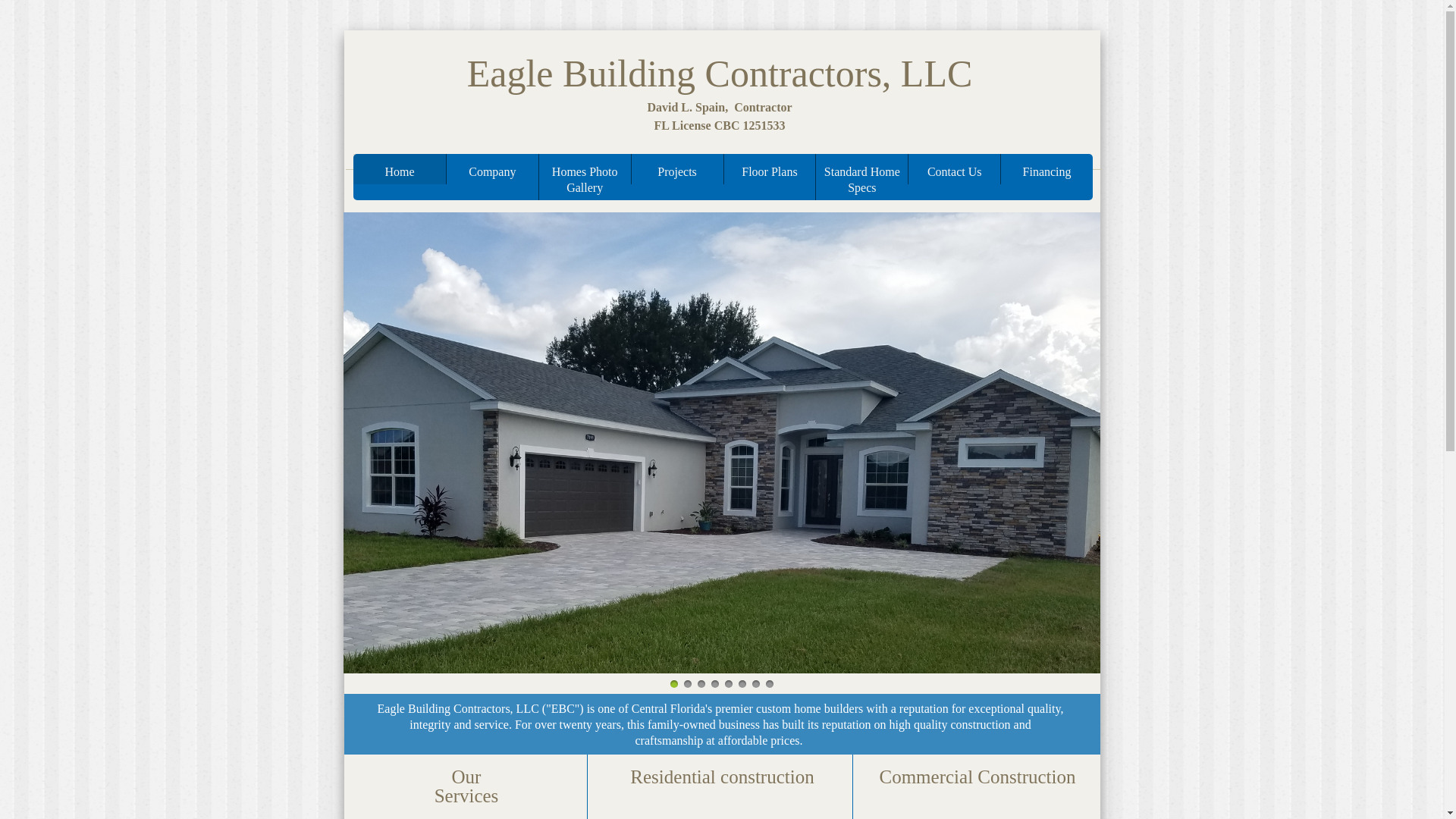 website screenshot of https://eaglebuildingcontractors.com/