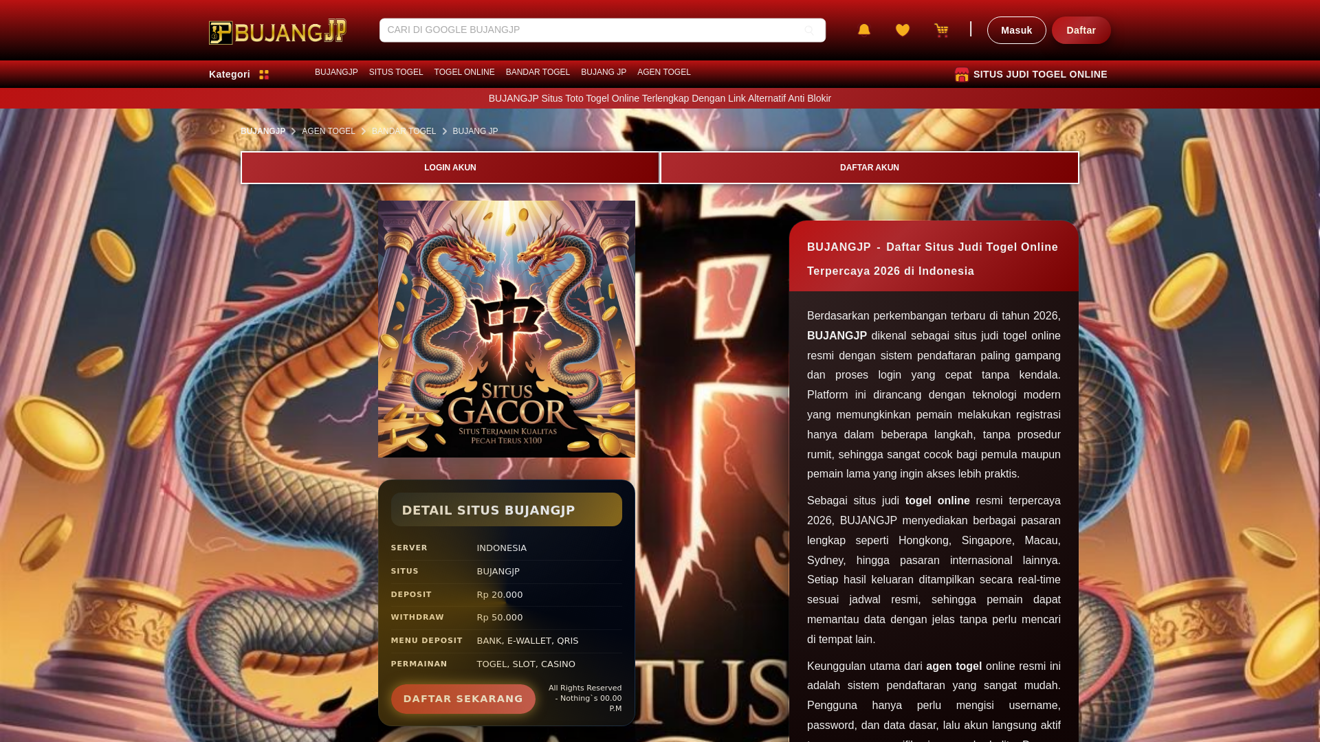 website screenshot of https://masukbujang.pages.dev/