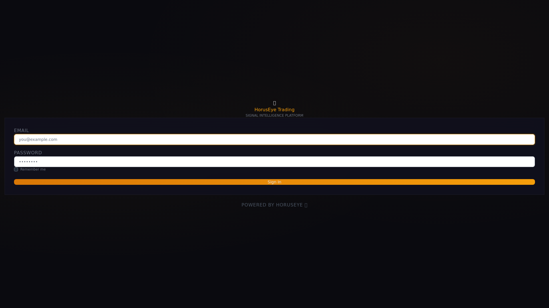 website screenshot of https://horuseyetrading.com