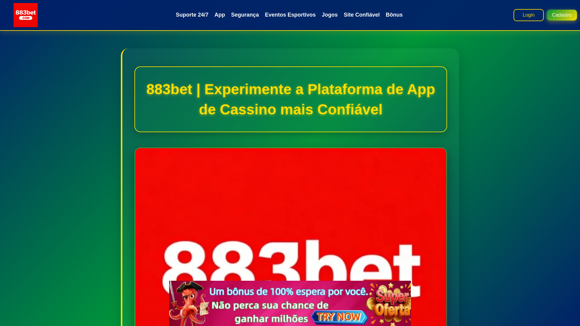 website screenshot of https://883betsv.com/