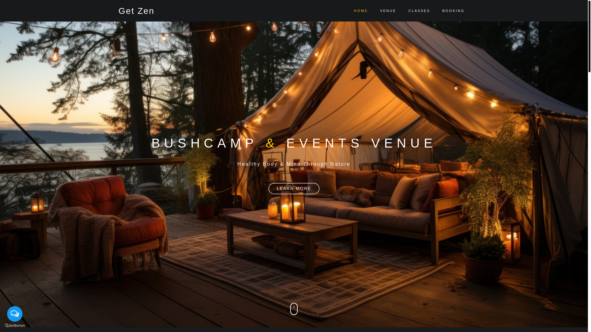 website screenshot of https://getzenliving.co.za/