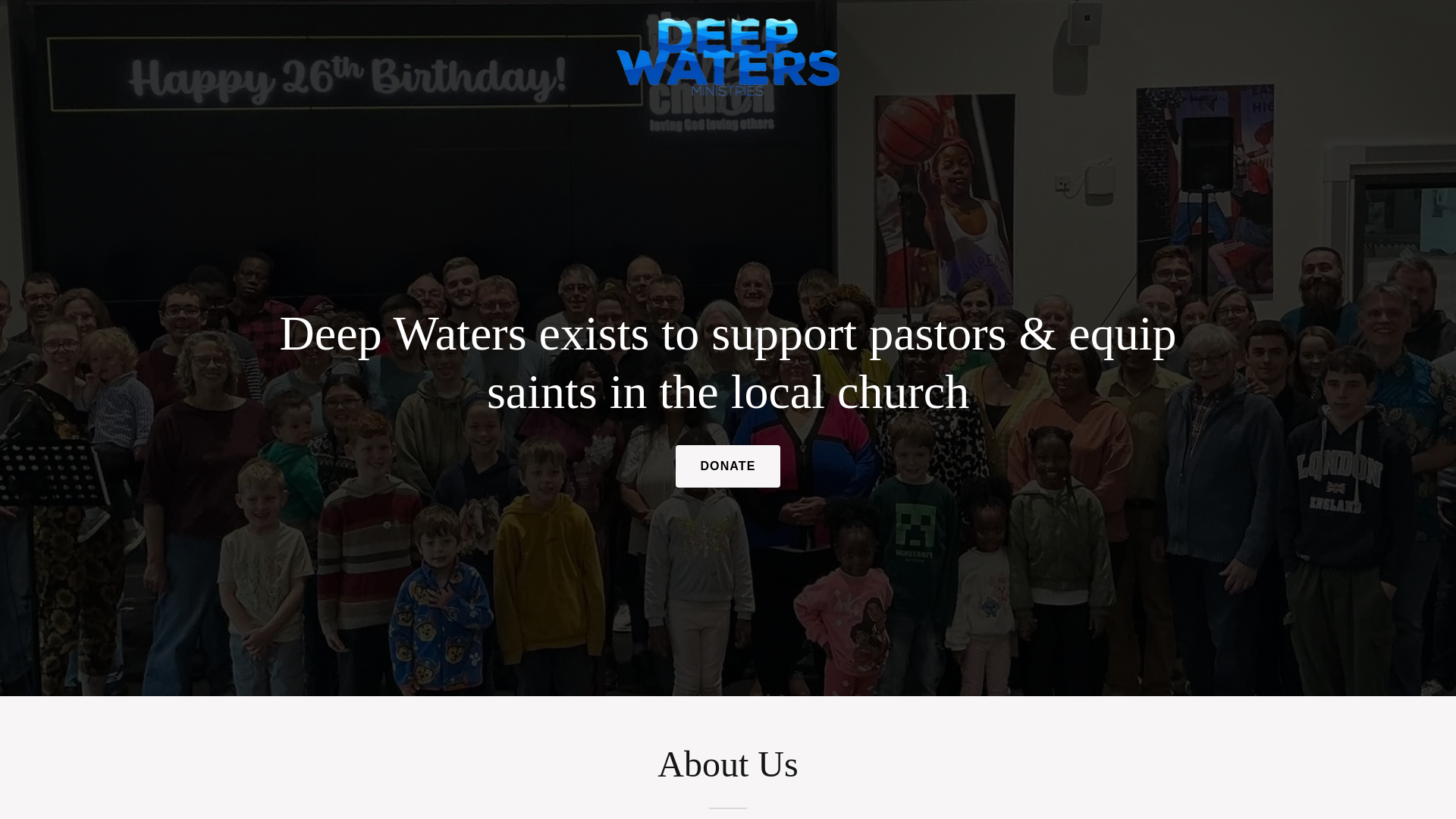 website screenshot of https://deepwatersmin.com/