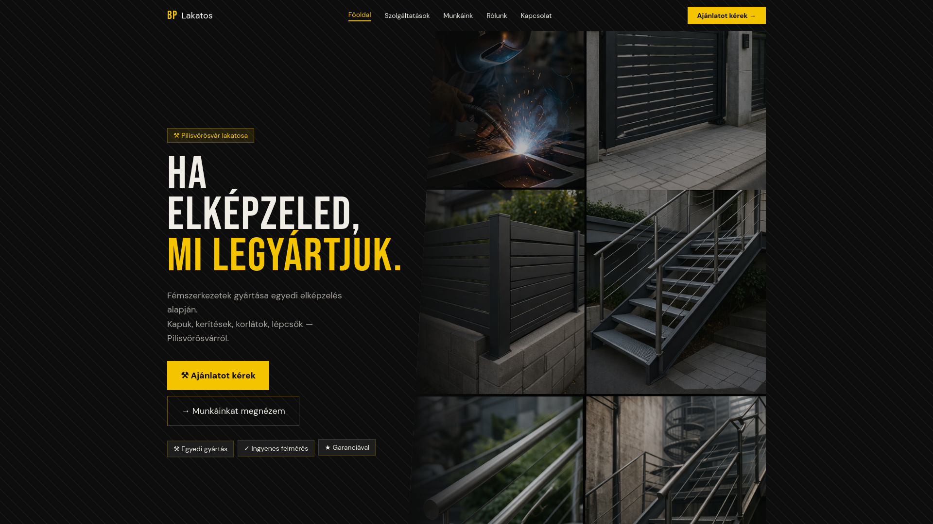 website screenshot of https://bplakatos.hu/