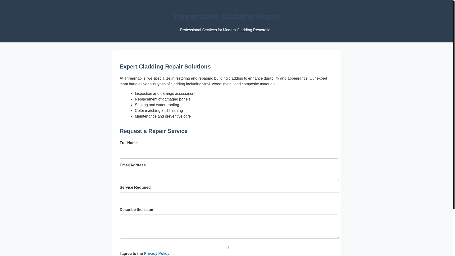 website screenshot of https://threarnabils.info/