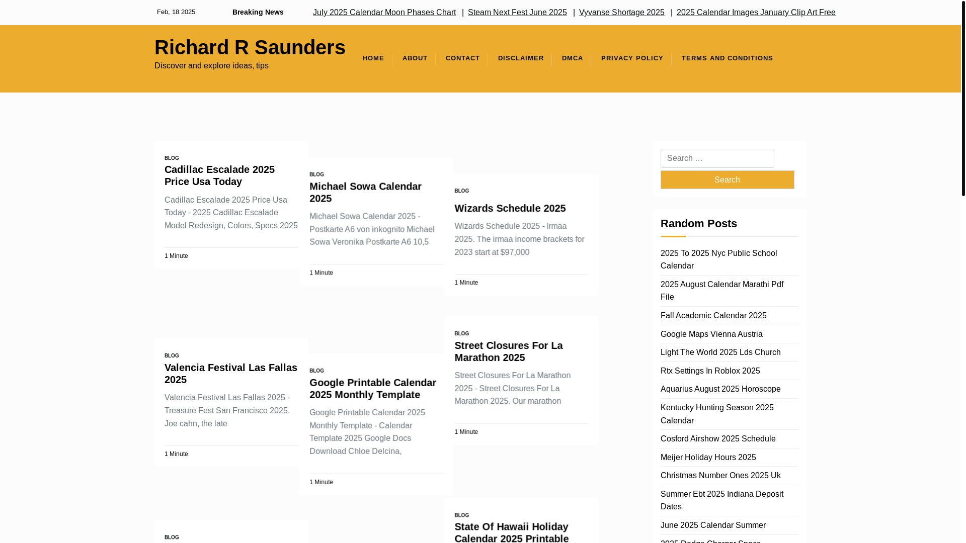website screenshot of https://richardrsaundersa.pages.dev/