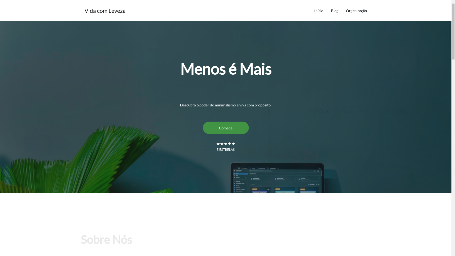 website screenshot of https://vidacomleveza.link/