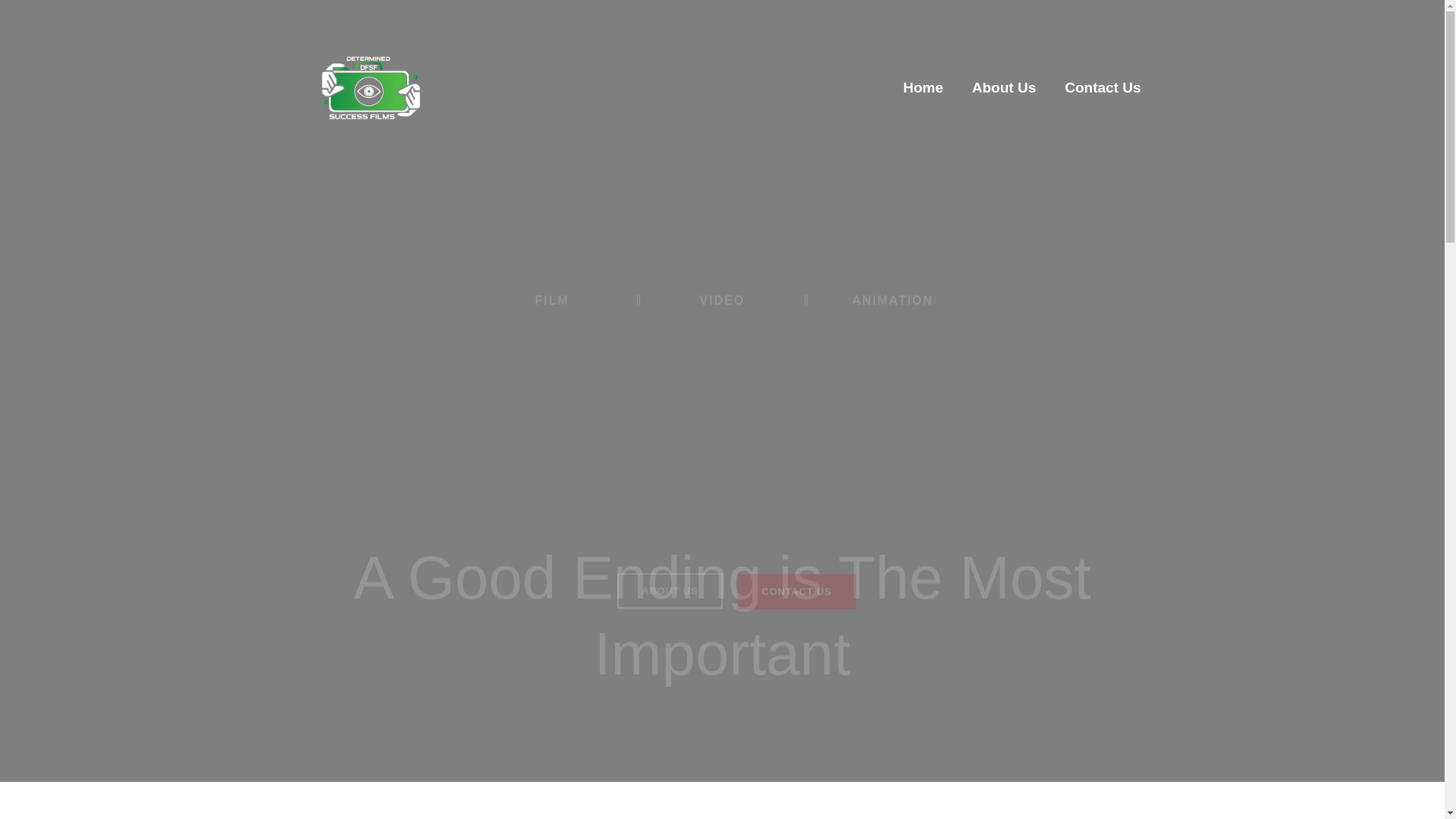 website screenshot of https://determinedforsuccessfilms.com/